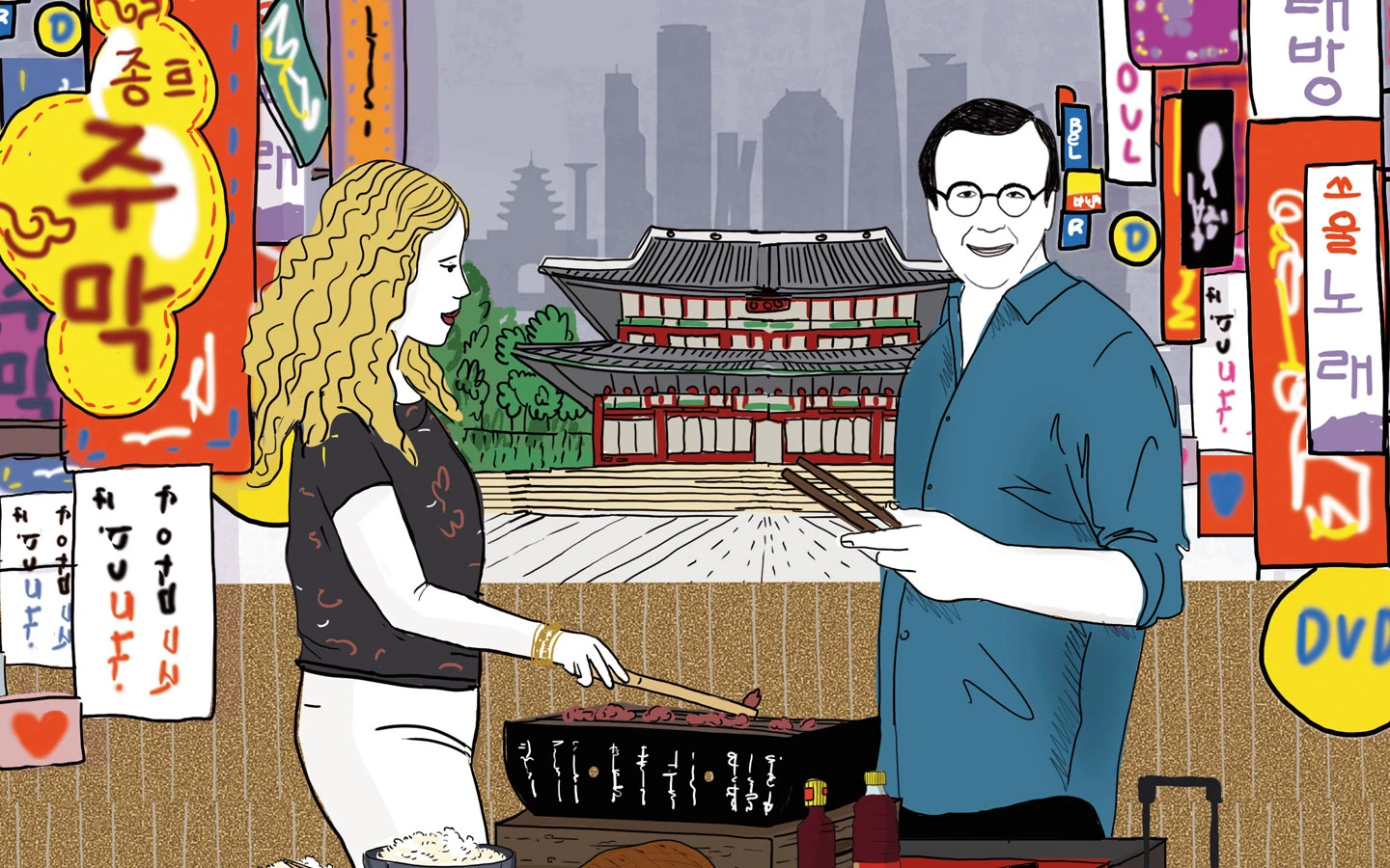 The Hans: Bulgogi und Bimbimbab - Streetfood und königliches Menü in Seoul
