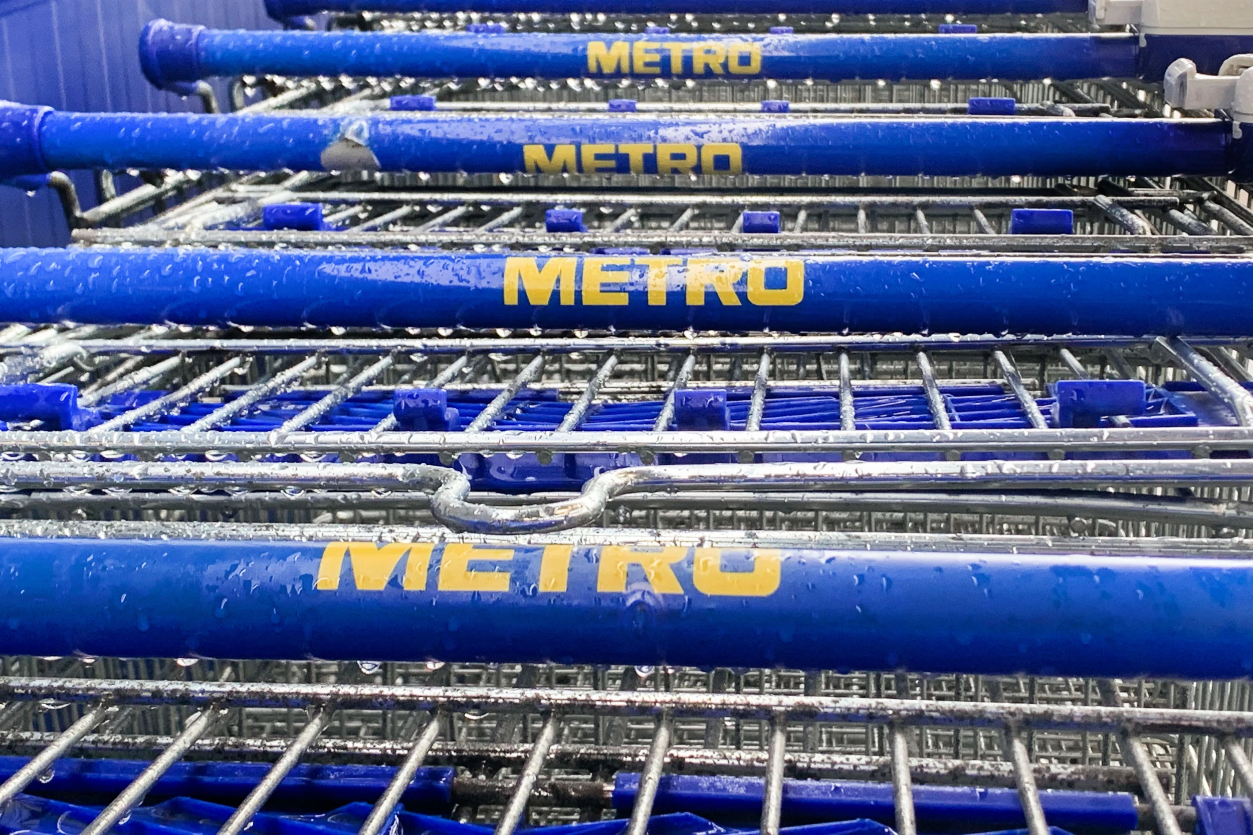 Metro Einkaufswägen