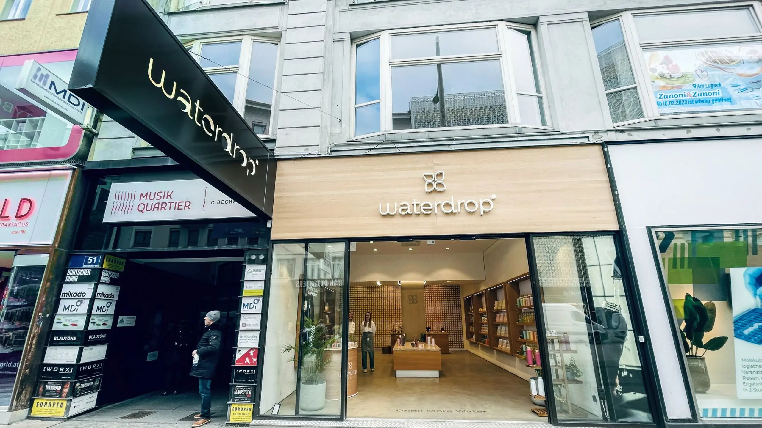 Waterdrop-Store in Wien