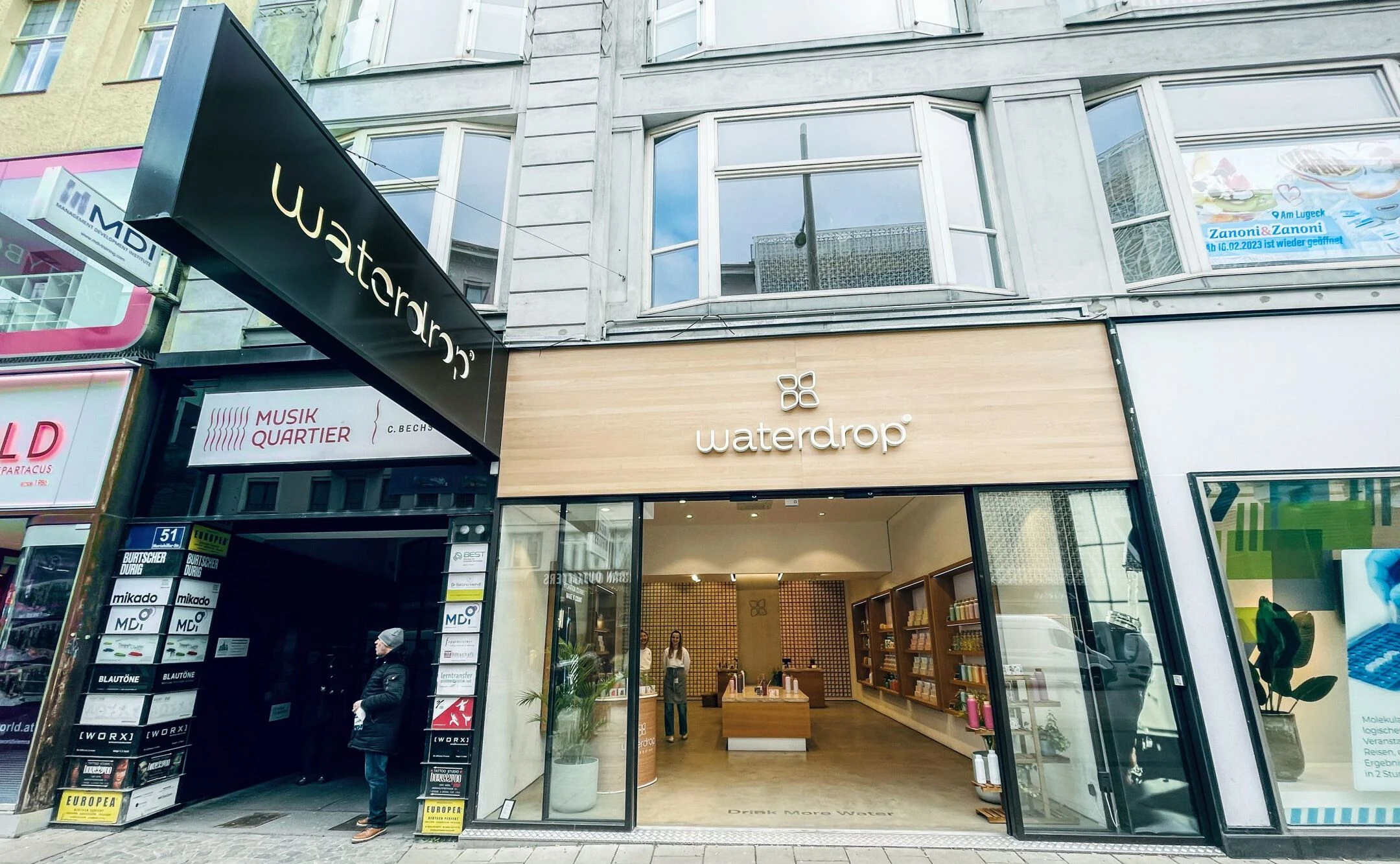 Waterdrop-Store in Wien