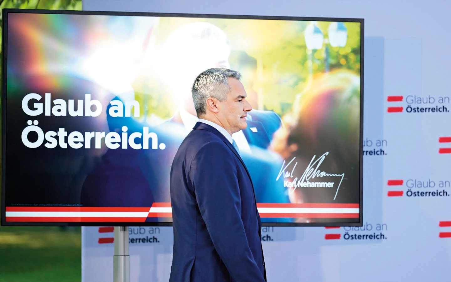 Türkise Patriotismus-Offensive