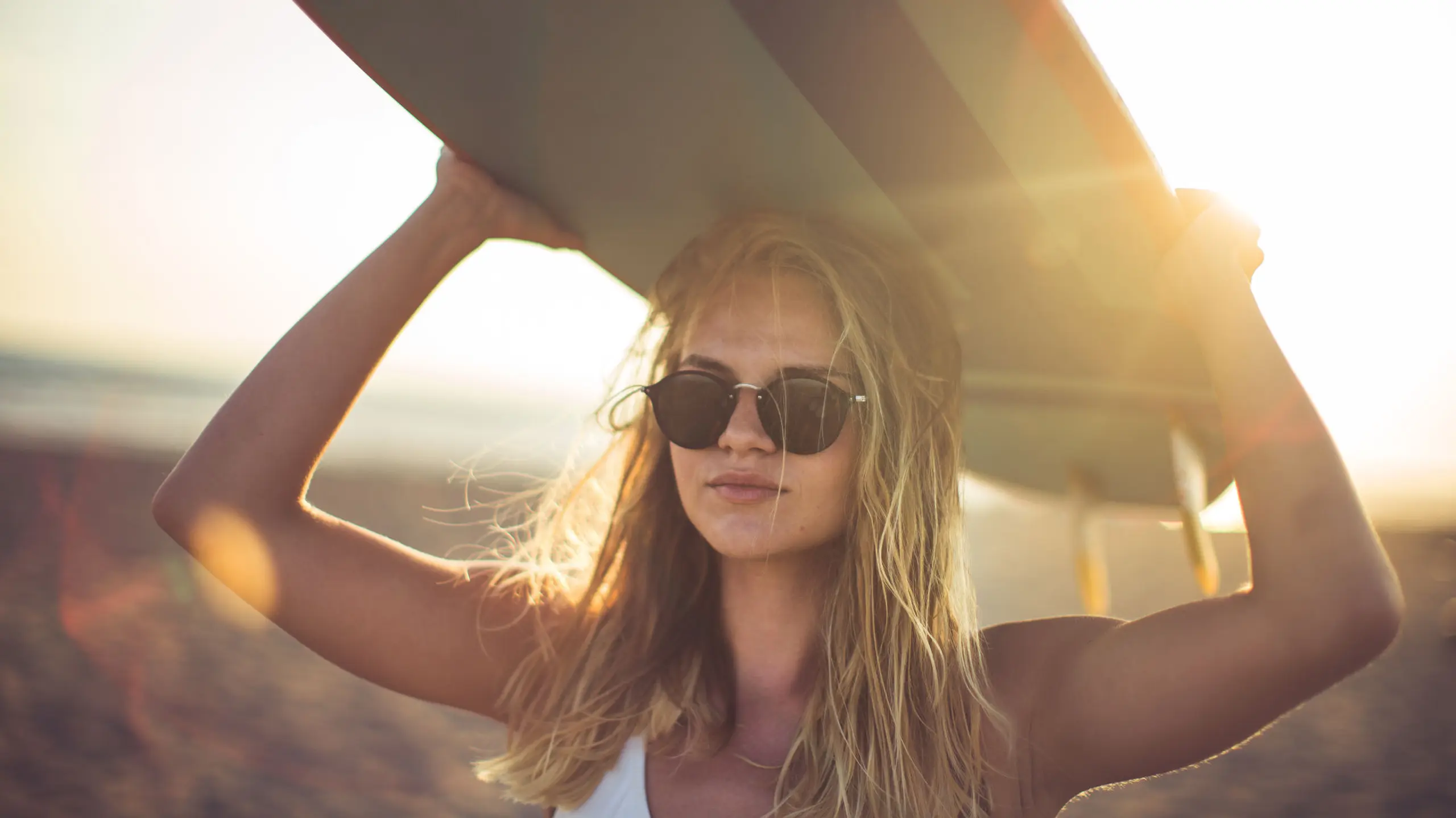 haare sommer salzwasser frau