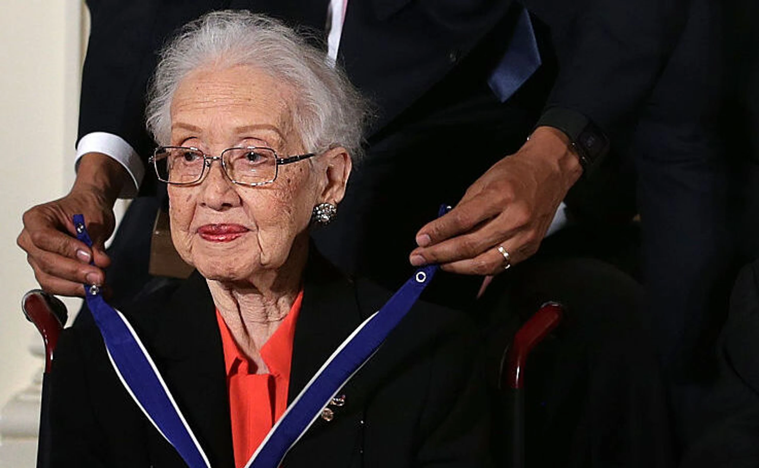 Barack Obama verleiht Katherine Johnson die "Presidential Medal of Freedom"