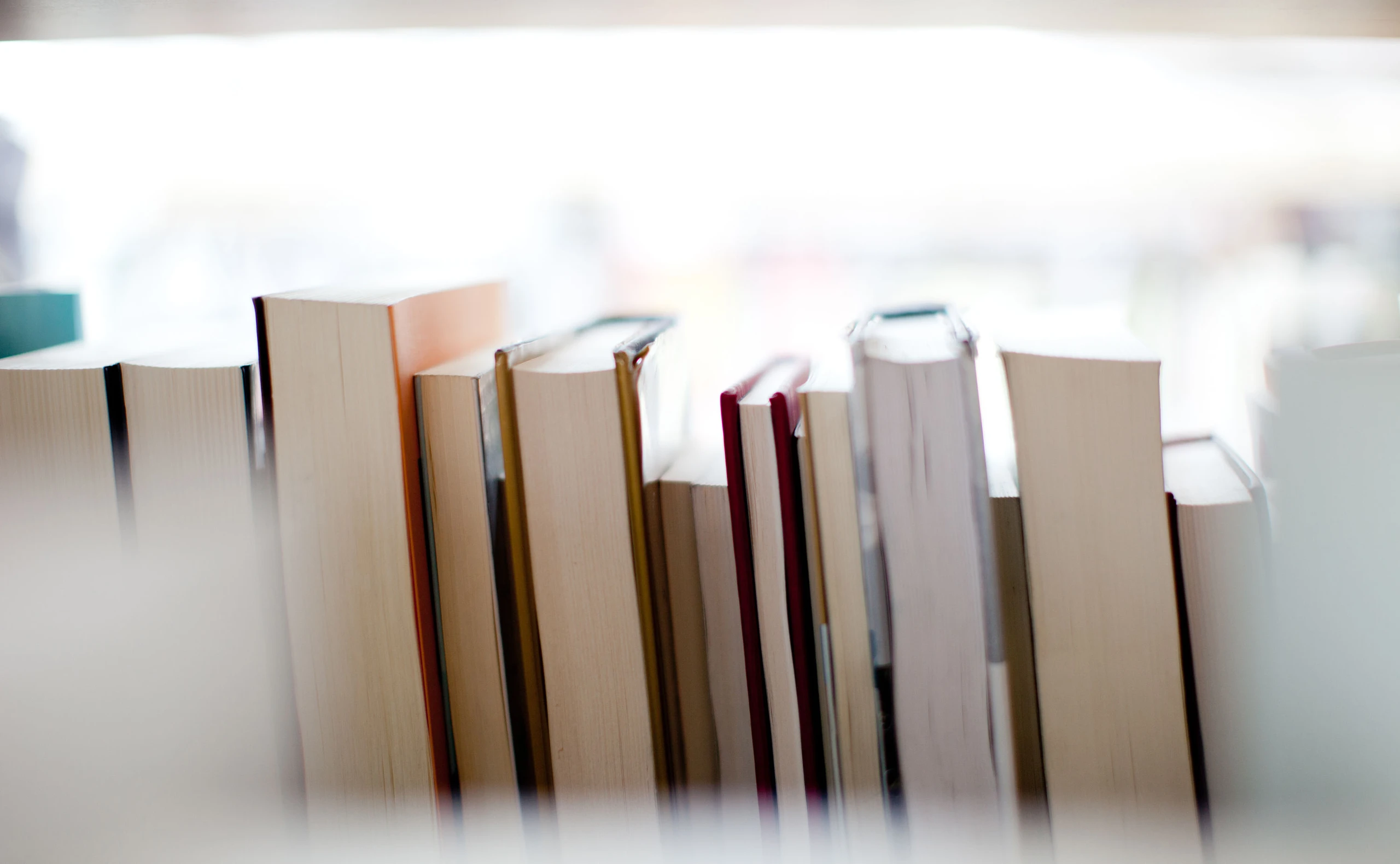 Weiterbildung: Ein Regal voller Bücher.