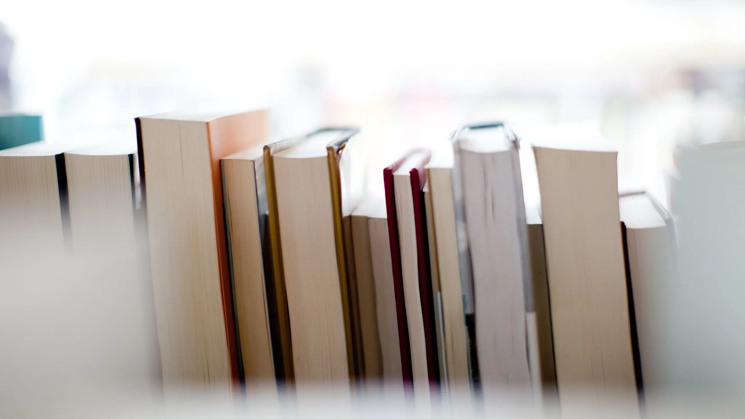 Weiterbildung: Ein Regal voller Bücher.