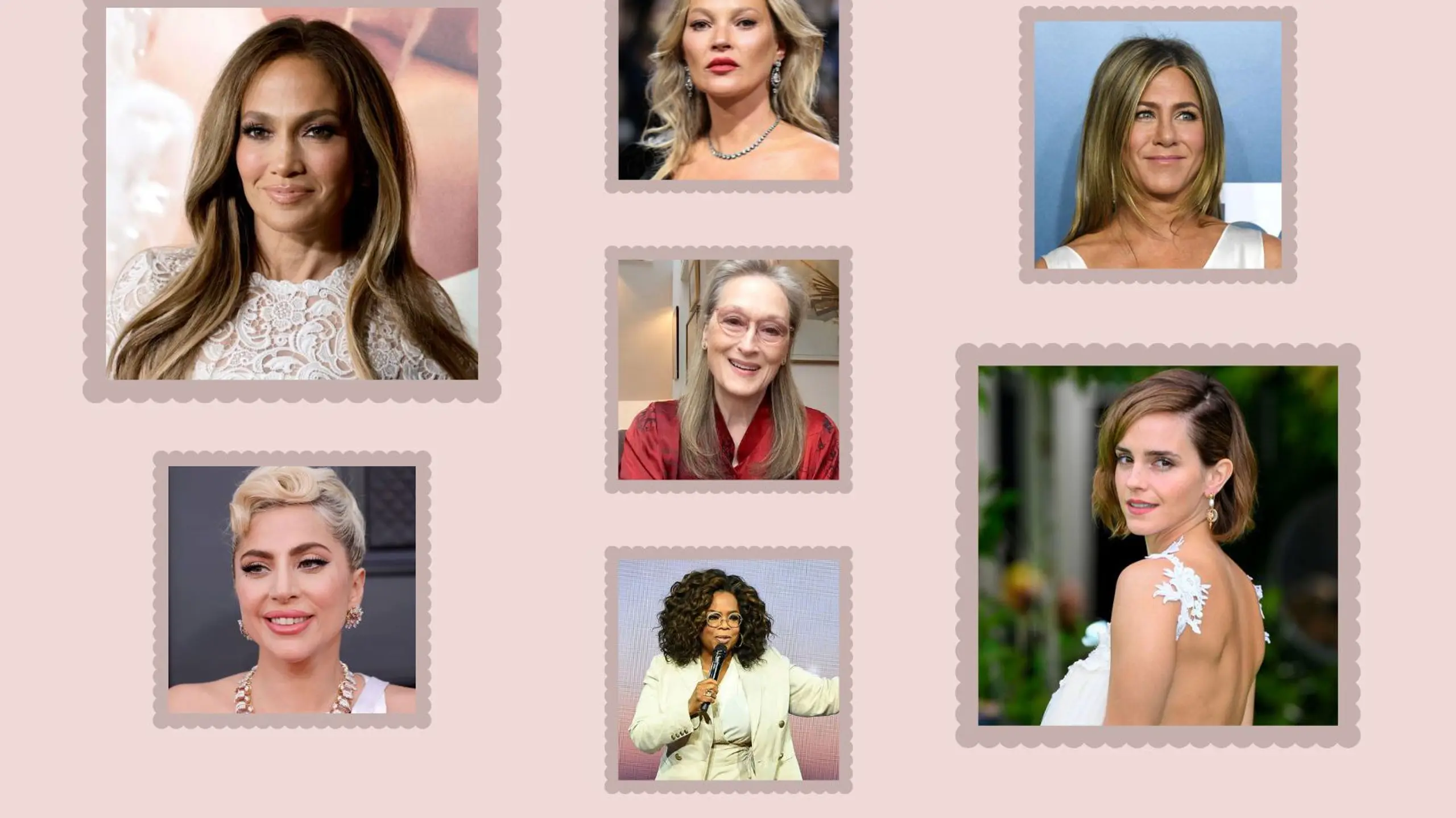 Powerfrauen International - J. Lo., Lady Gaga, Kate Moss, Meryl Streep, Oprah, Jennifer Aniston, Emma Watson