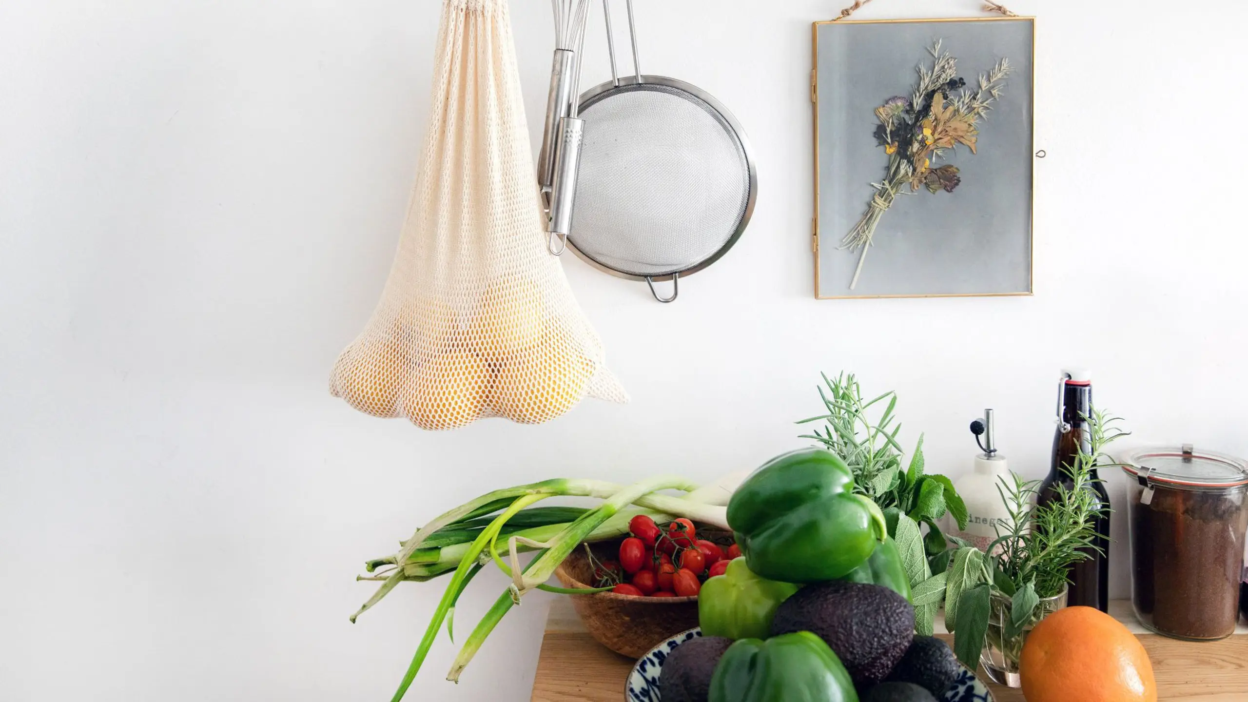 Zero Waste: Plastikfreier Einkauf in einem Netzbeutel