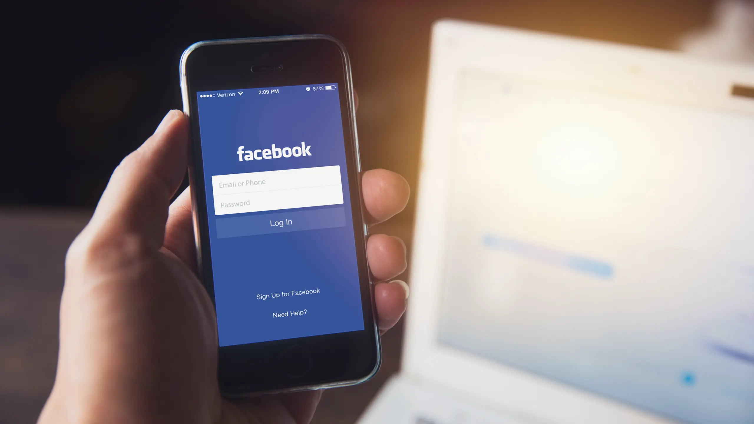 Auf Facebook blockiert