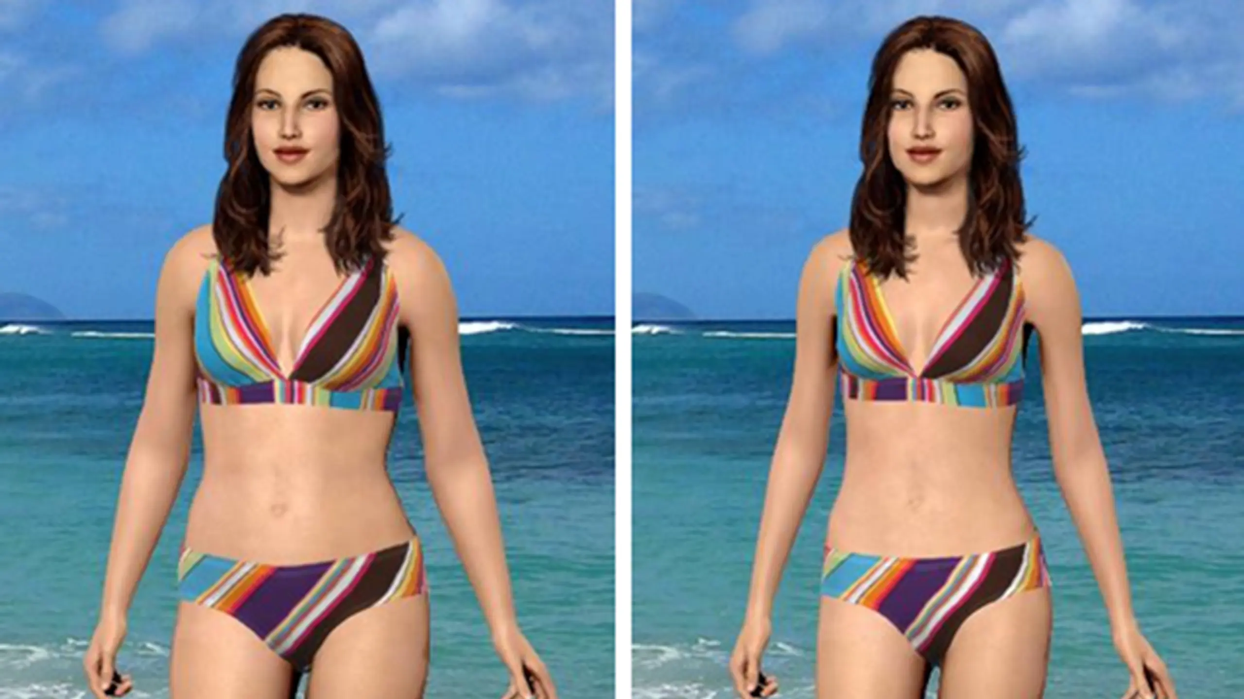 Wie sehe ich mit 10 Kilo weniger aus? Die Traumfigur als 3D-Simulation