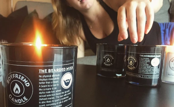 Boyfriend Candle - mein fixer Freund, die Kerze