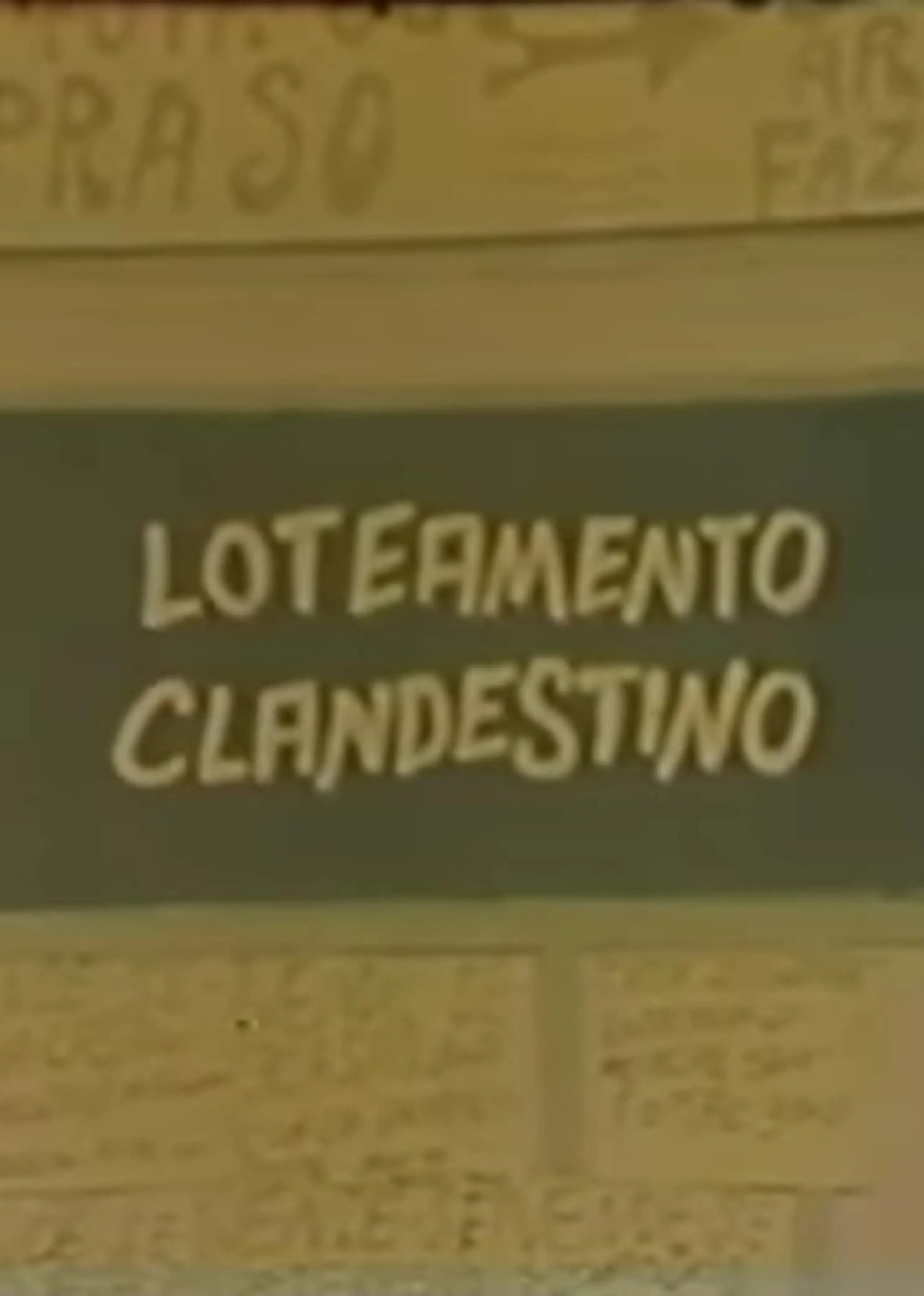 Loteamento Clandestino