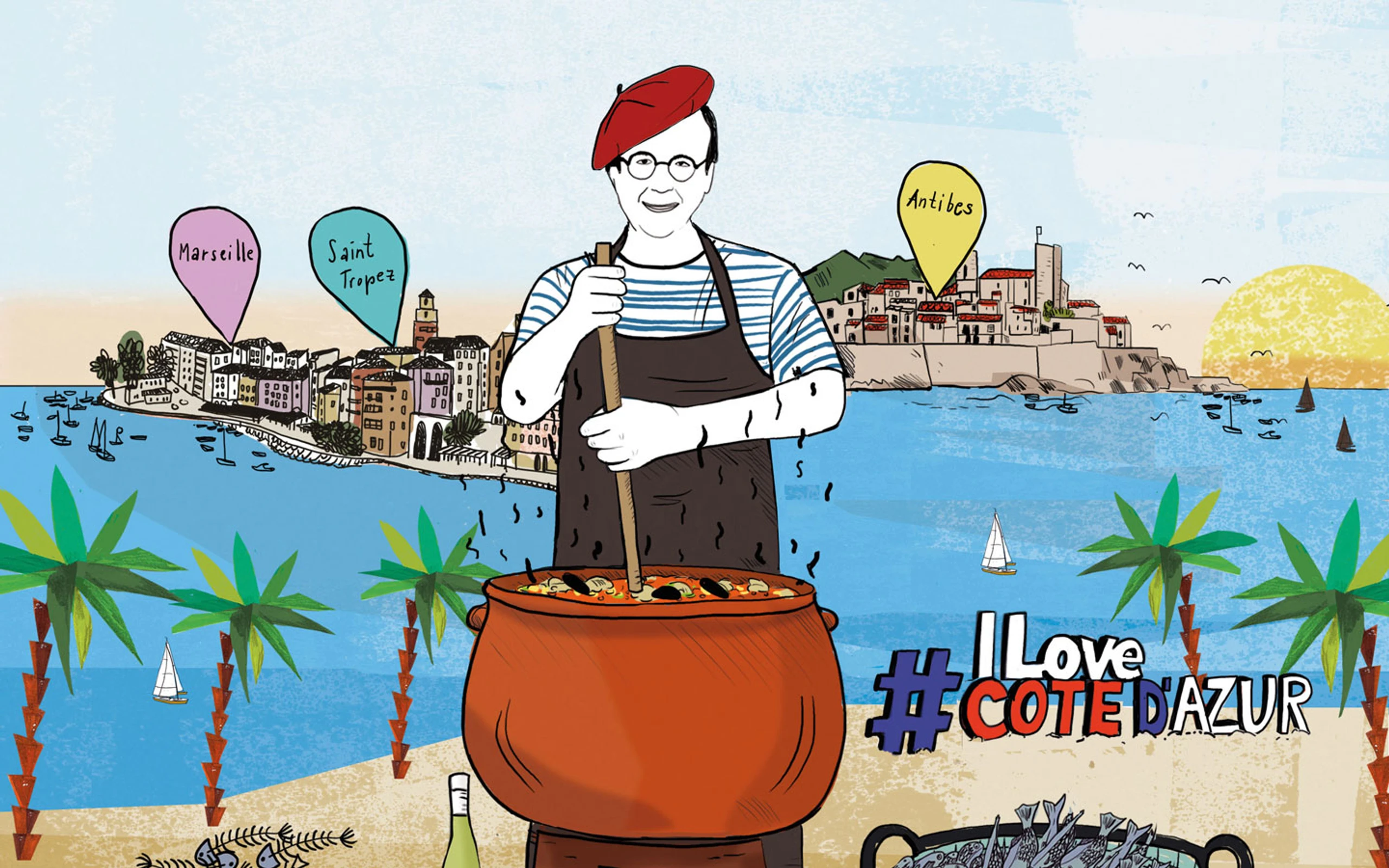 The Hans an der Côte d'Azur: Austern, Fische, Gänseleber und die beste Bouillabaisse zwischen Antibes und Marseille