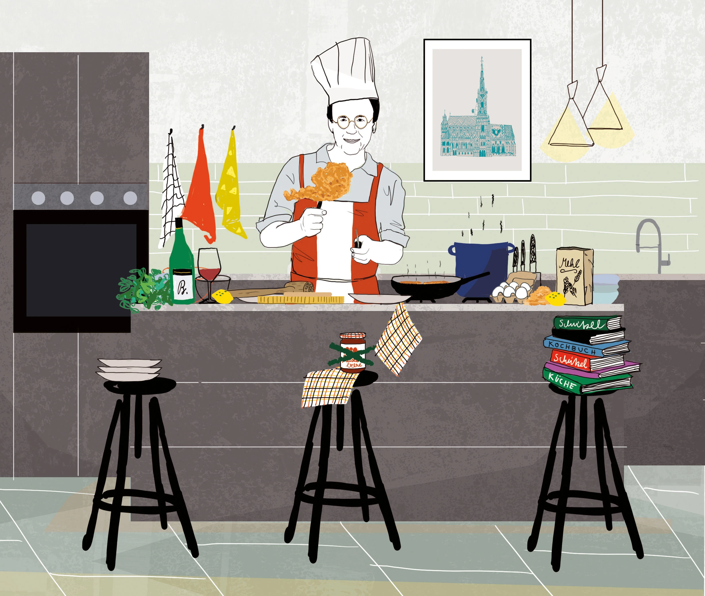 The Hans zuhause: Das perfekte Wiener Schnitzel