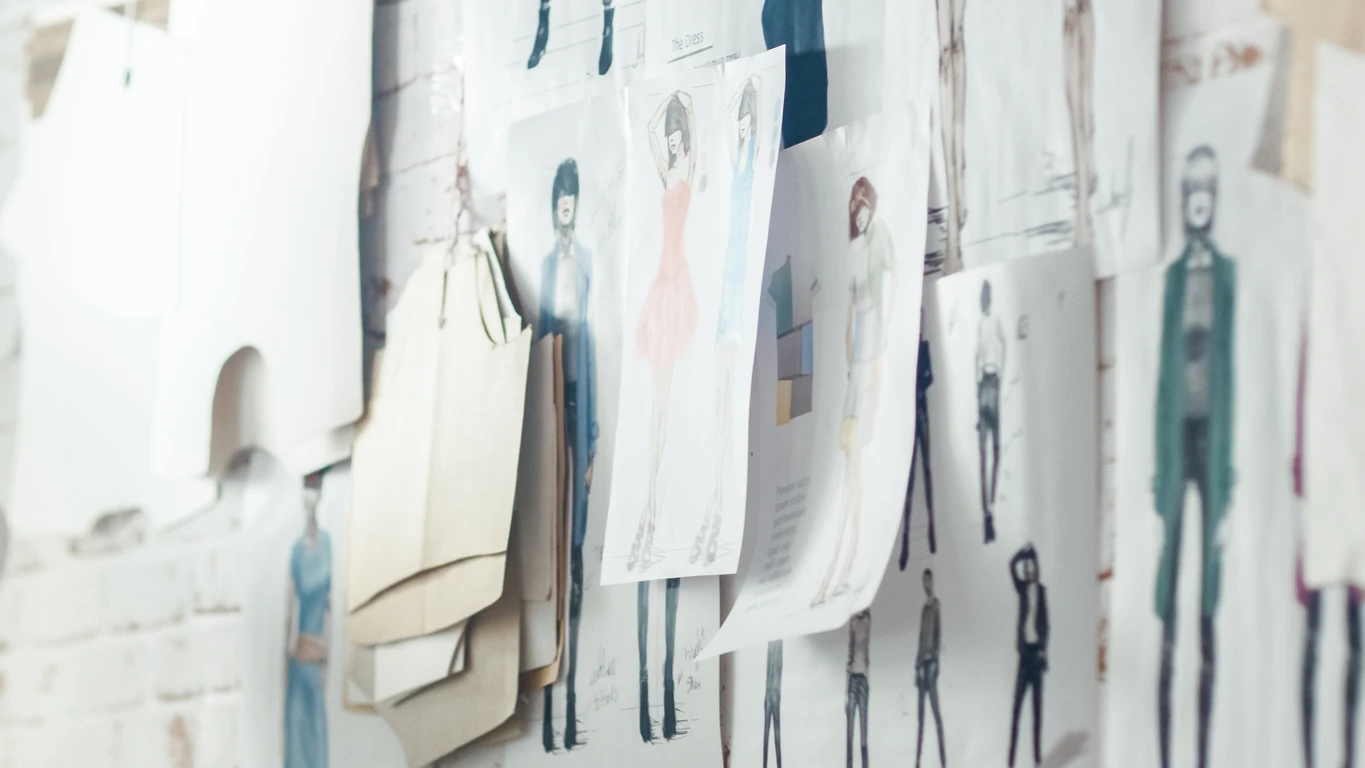 Modetrends - Skizzen von Fashion