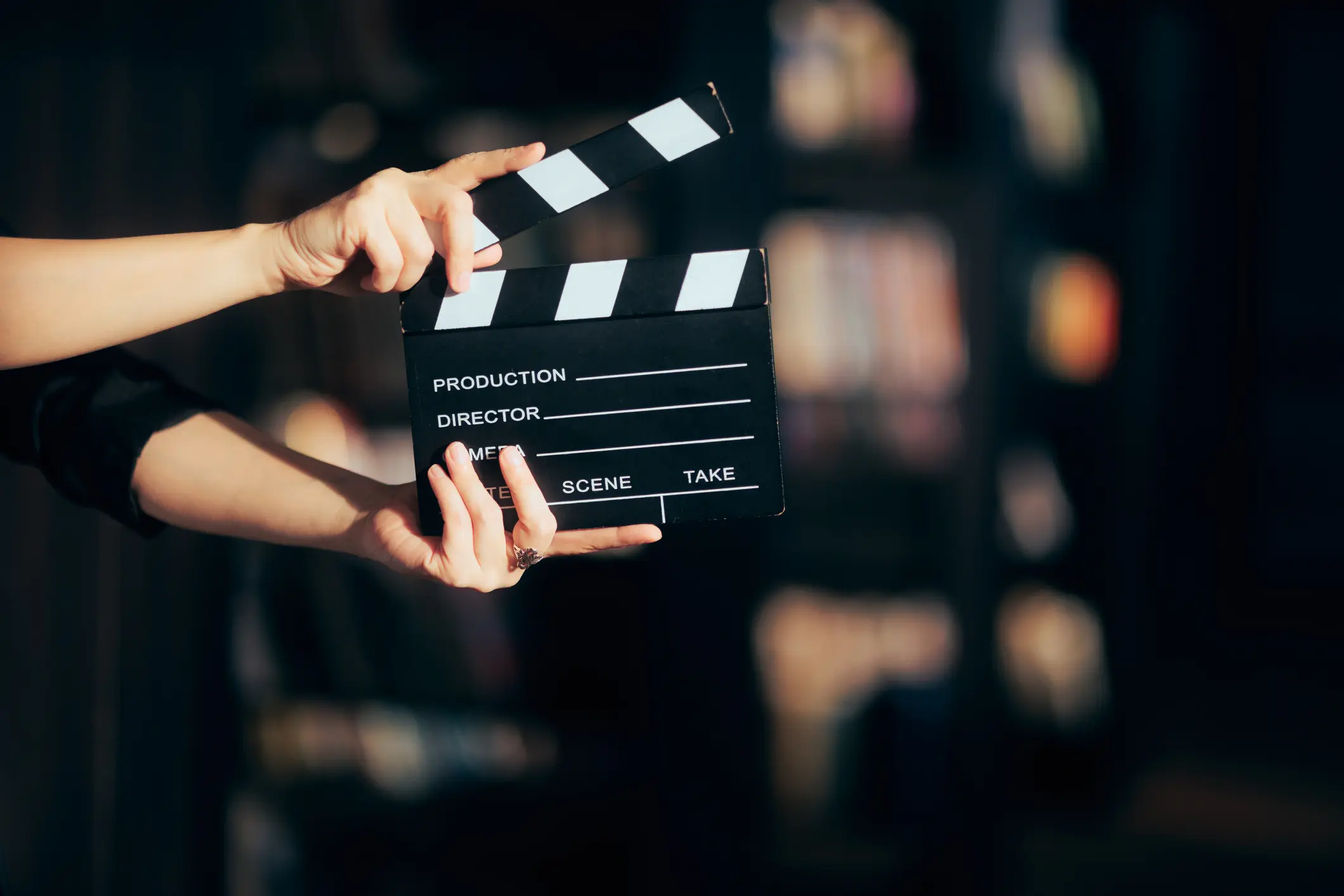 Schauspielerinnen Filmklappe