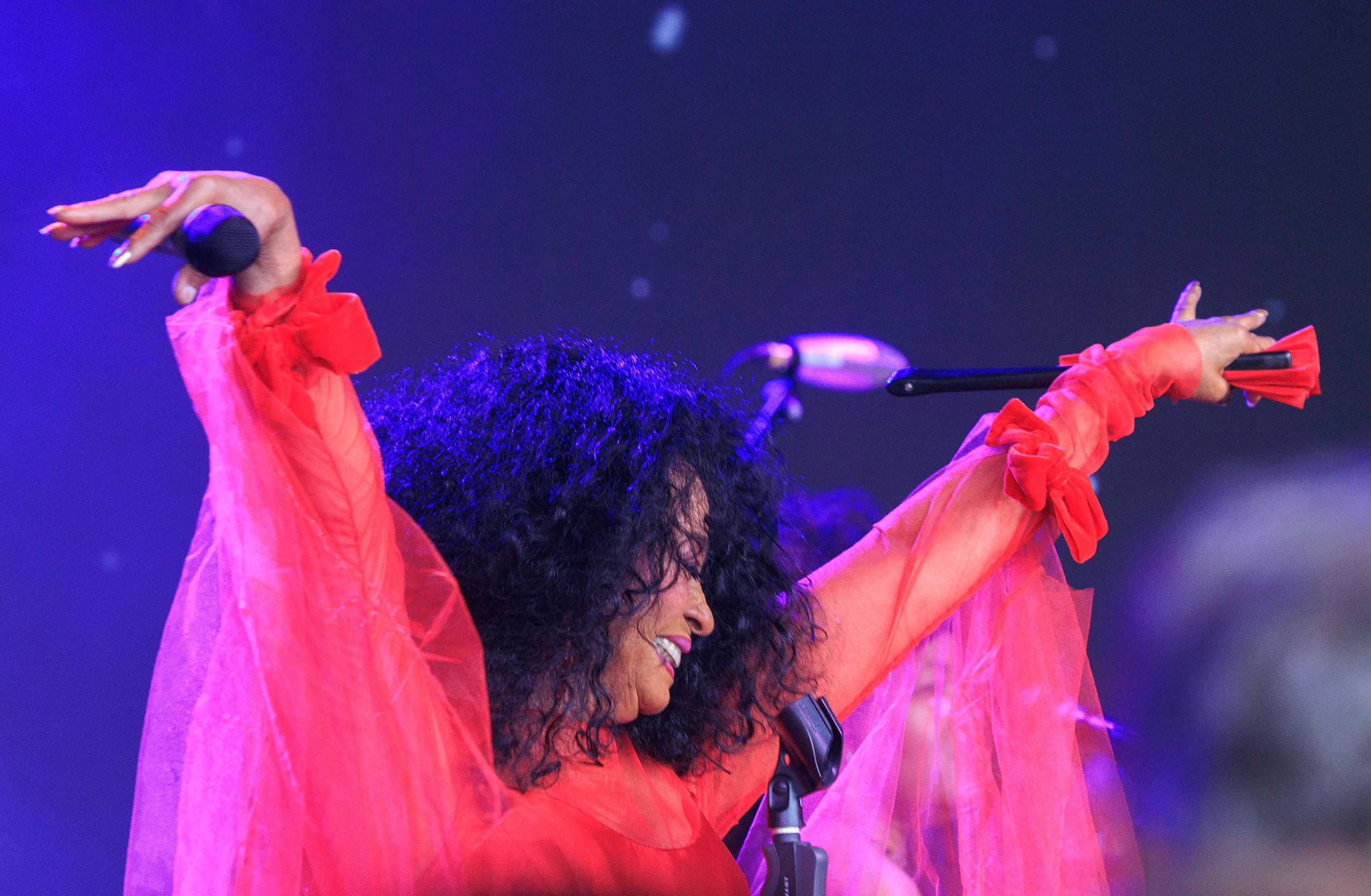 Diana Ross auf der Bühne, Mai 2023