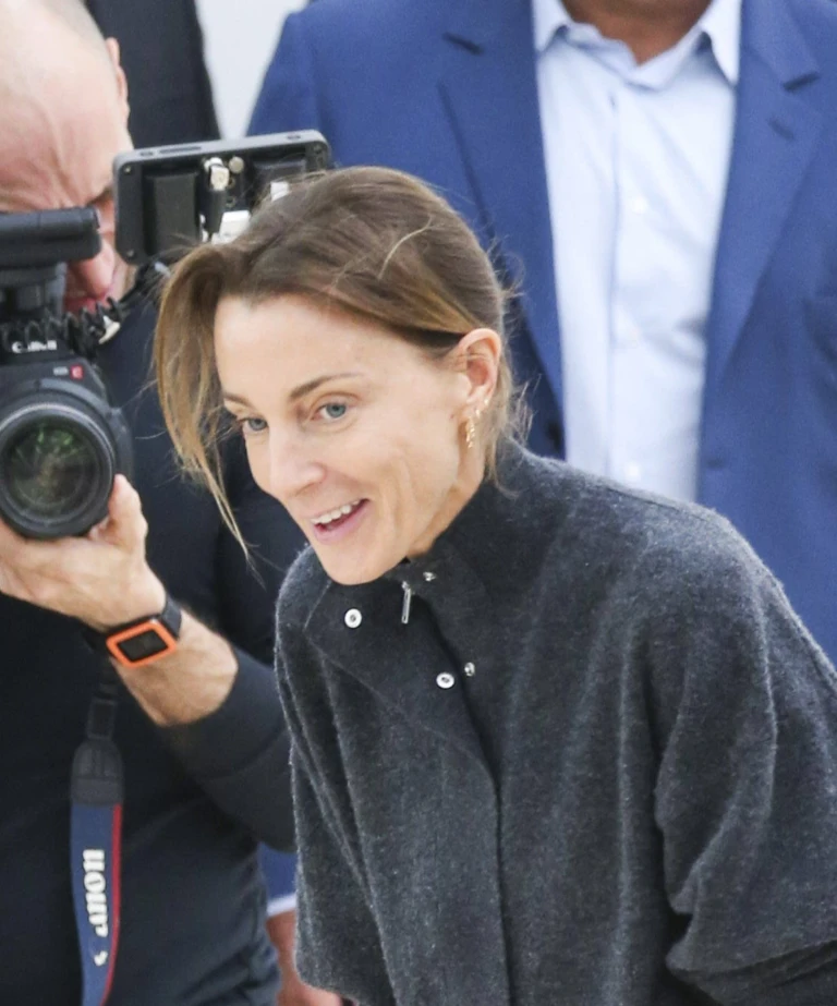 Phoebe Philo am Runway Celine, Paris Fashion Week (2.10.2016)