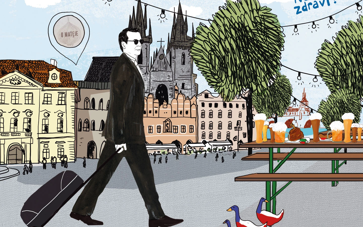 The Hans unterwegs in Prag: Fine Dining mit viel Bier