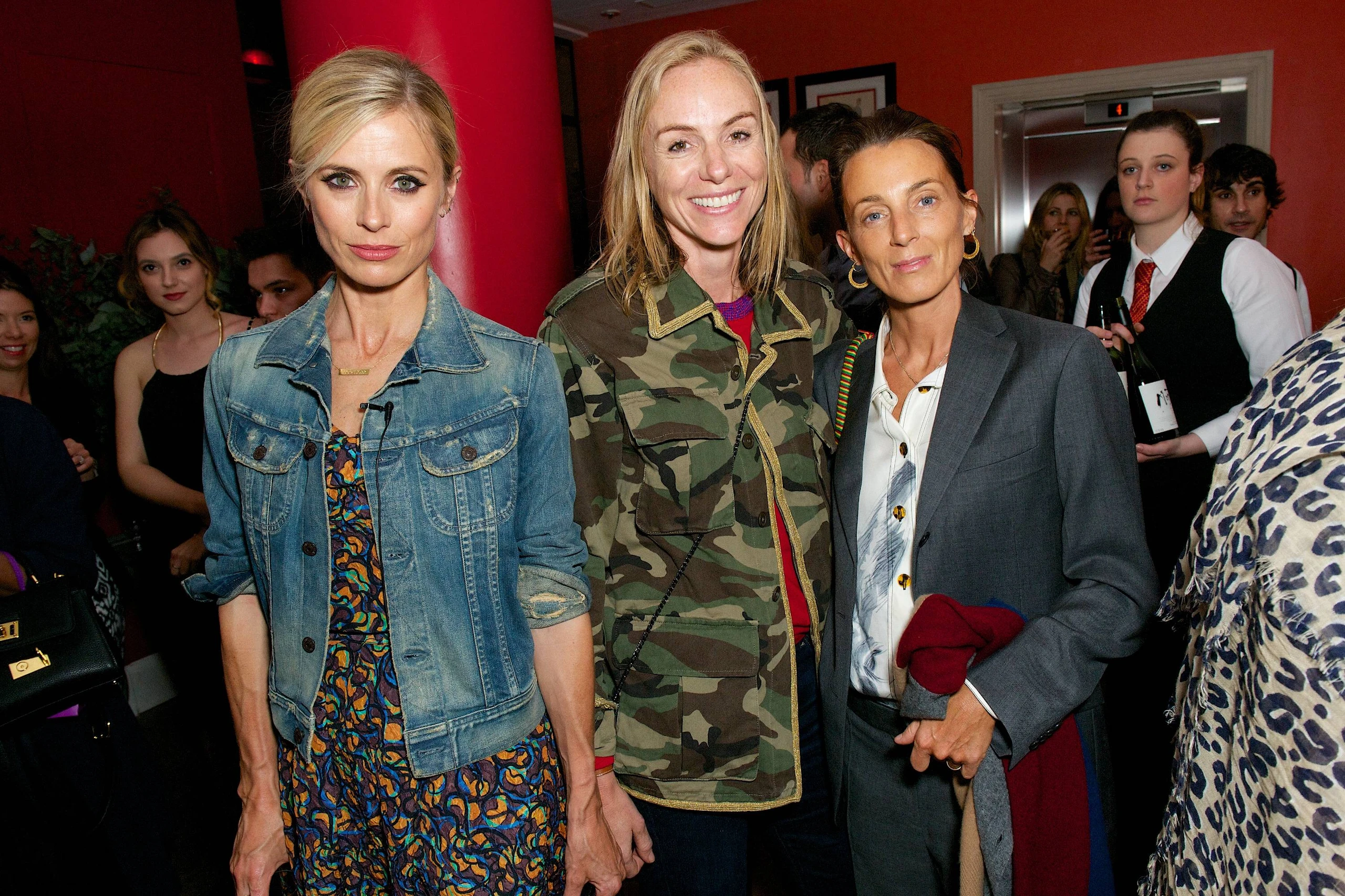 Cathy Kasterine, Phoebe Philo und Laura Bailey beim Citizens of Humanity VIP film screening in London.