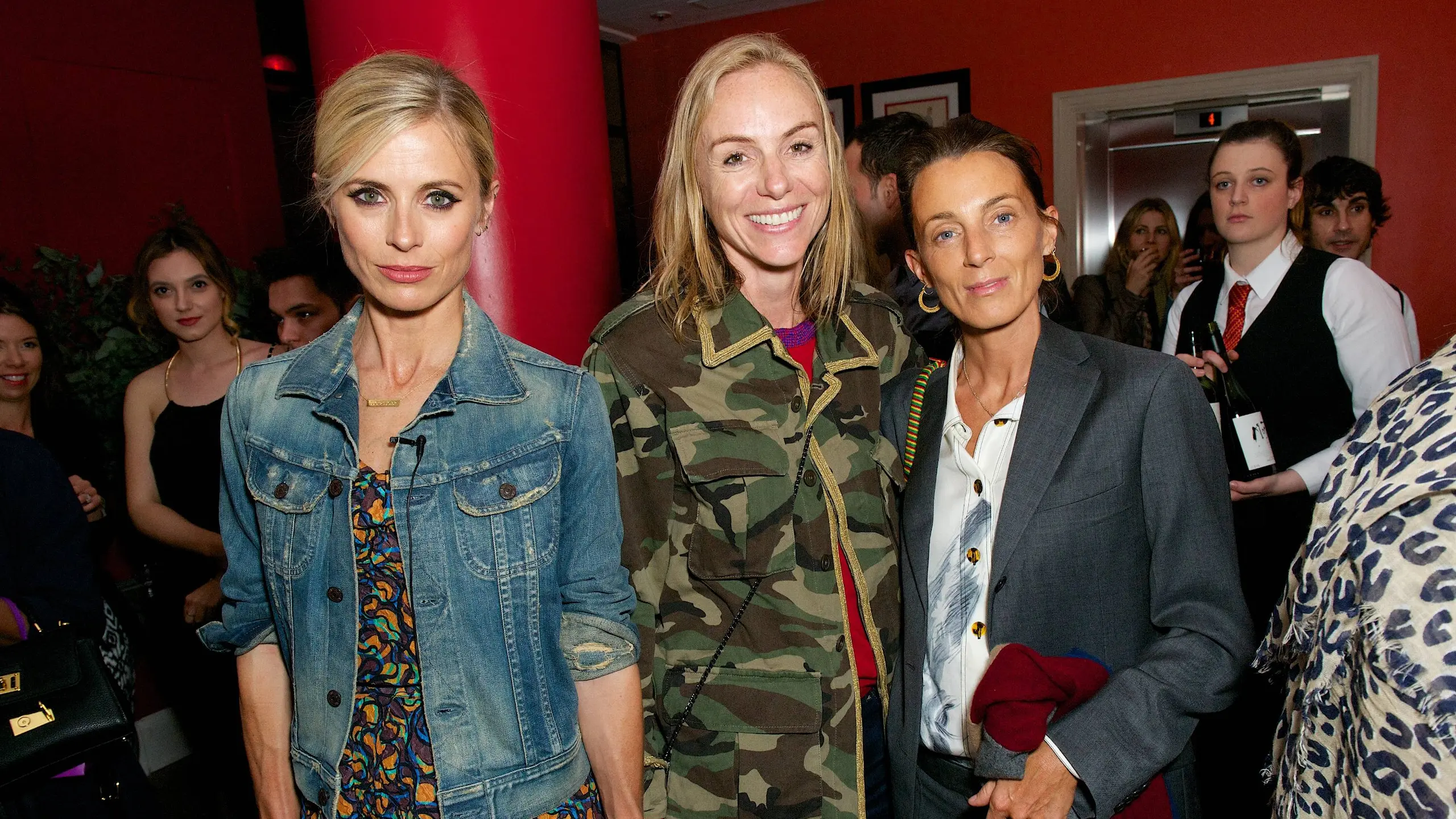 Cathy Kasterine, Phoebe Philo und Laura Bailey beim Citizens of Humanity VIP film screening in London.