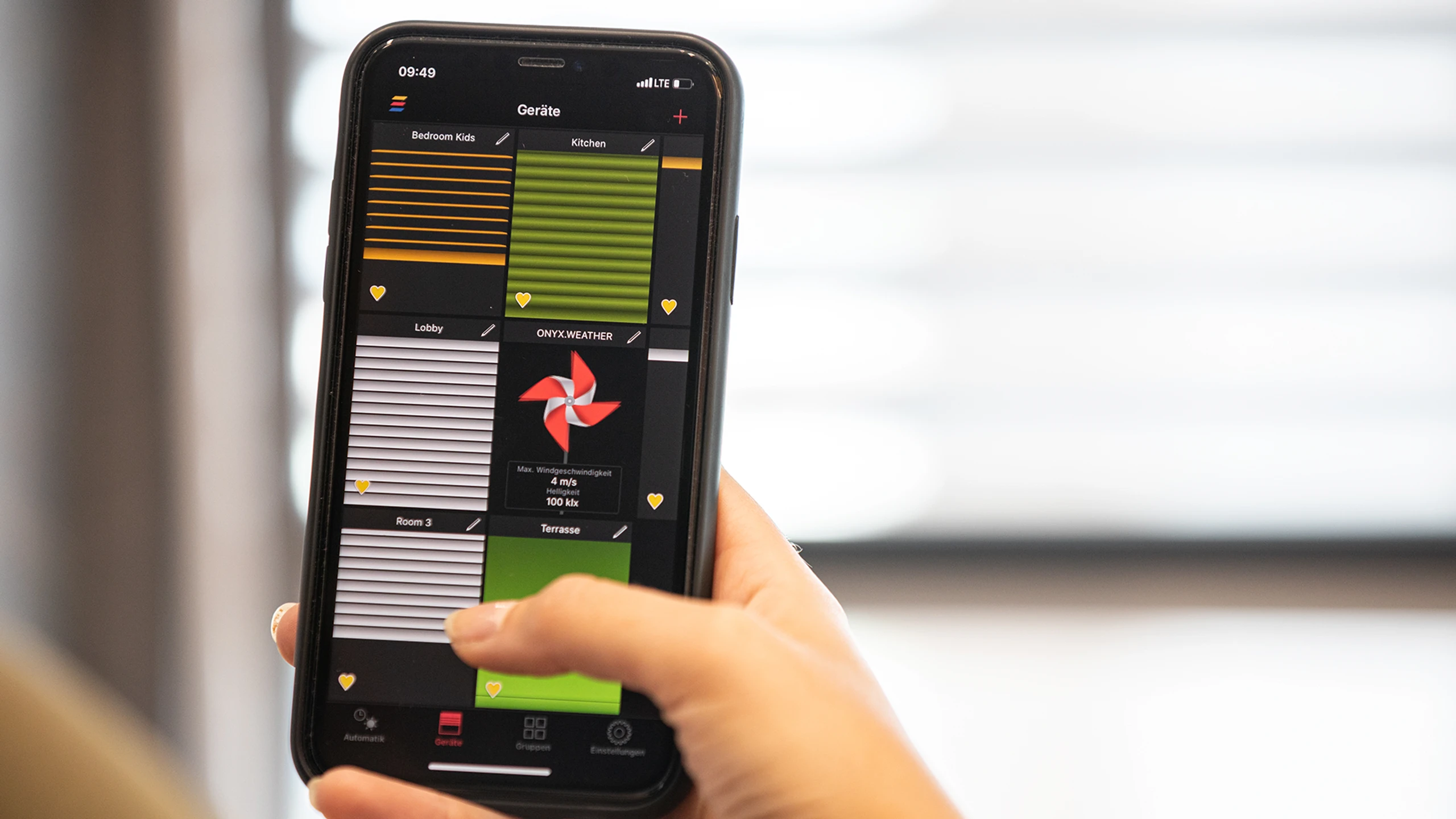 Blurred image background