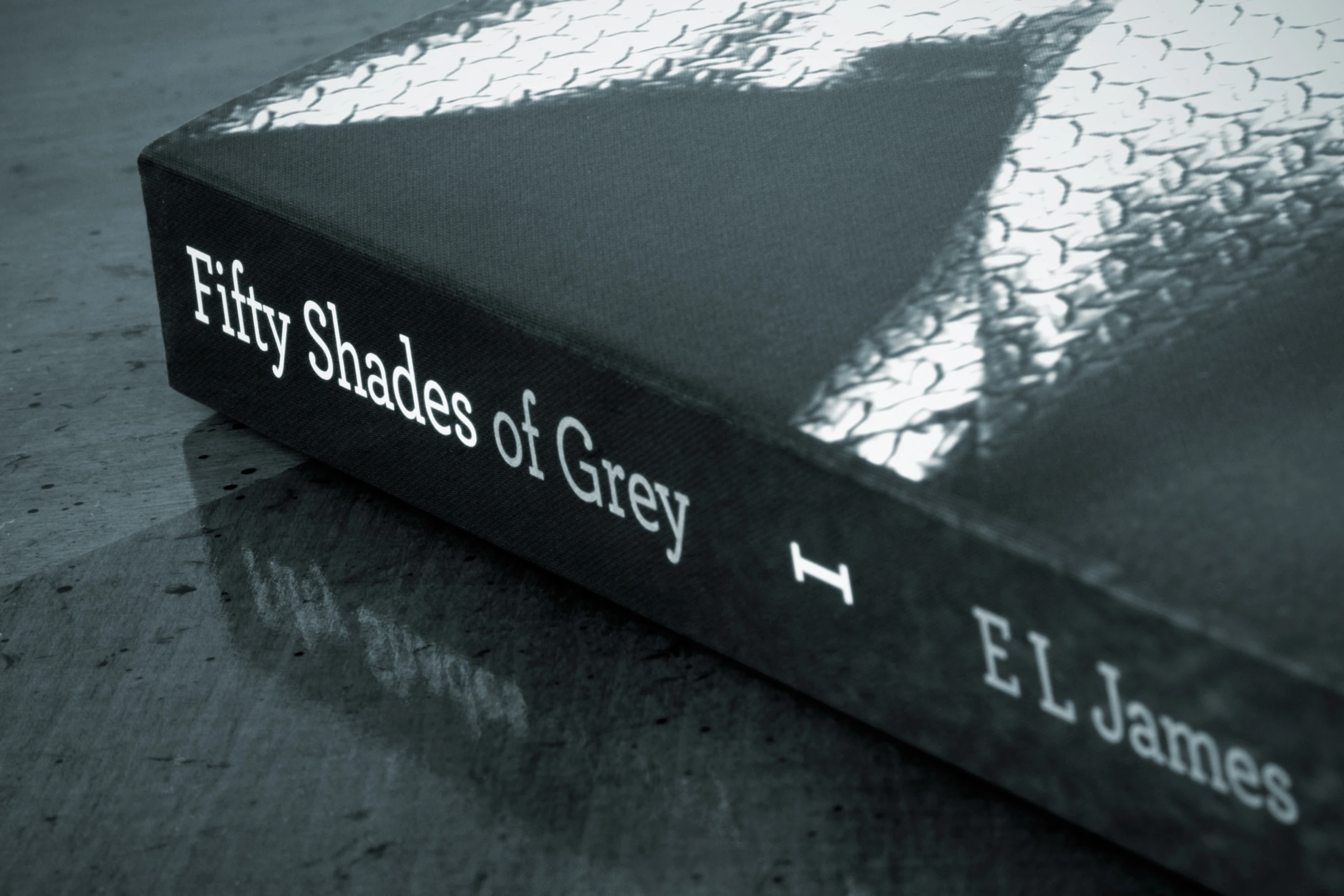 Buch mit dem Titel "Fifty Shades of Grey"