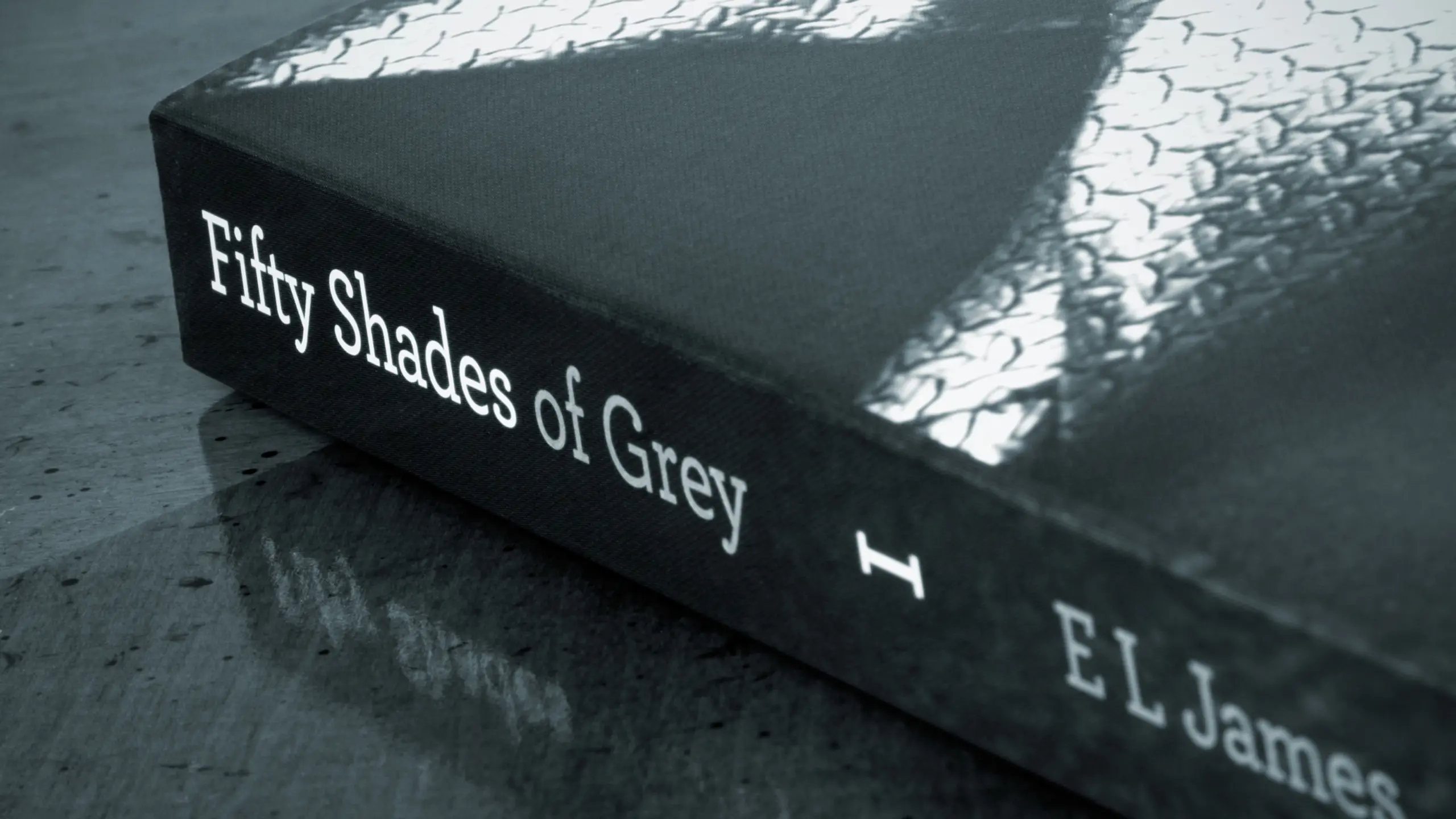 Buch mit dem Titel "Fifty Shades of Grey"