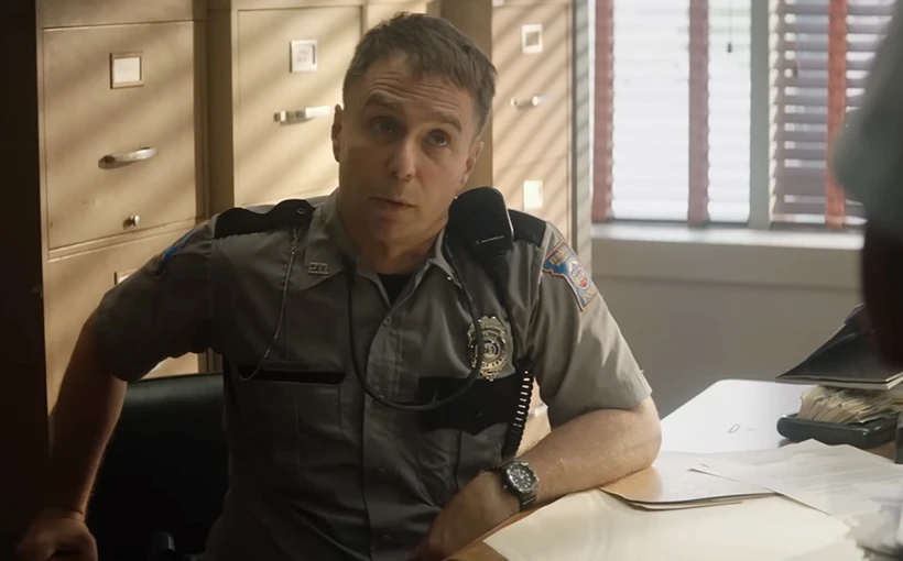 Szene aus dem Film „Three Billboards Outside Ebbing, Missouri“ (2017)