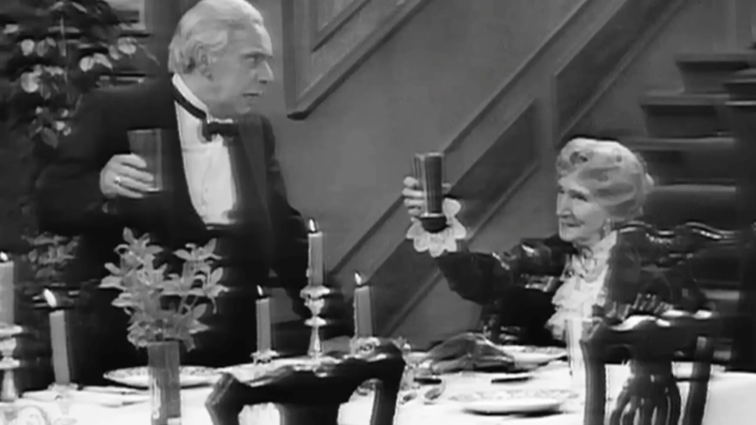 Szene aus dem Film „Dinner for One“ (1963)