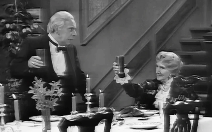 Szene aus dem Film „Dinner for One“ (1963)