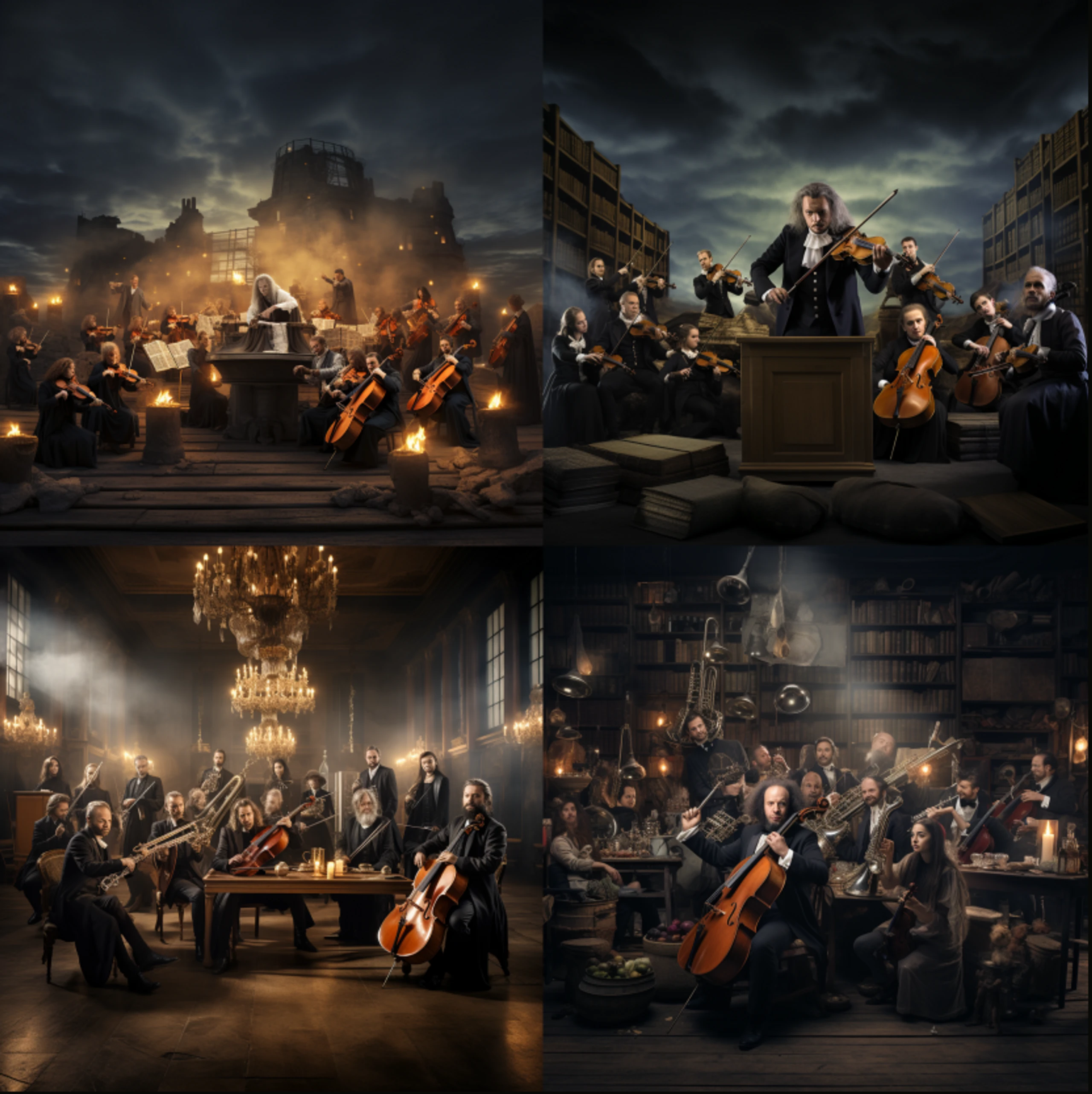 © Midjourney Blurred image background