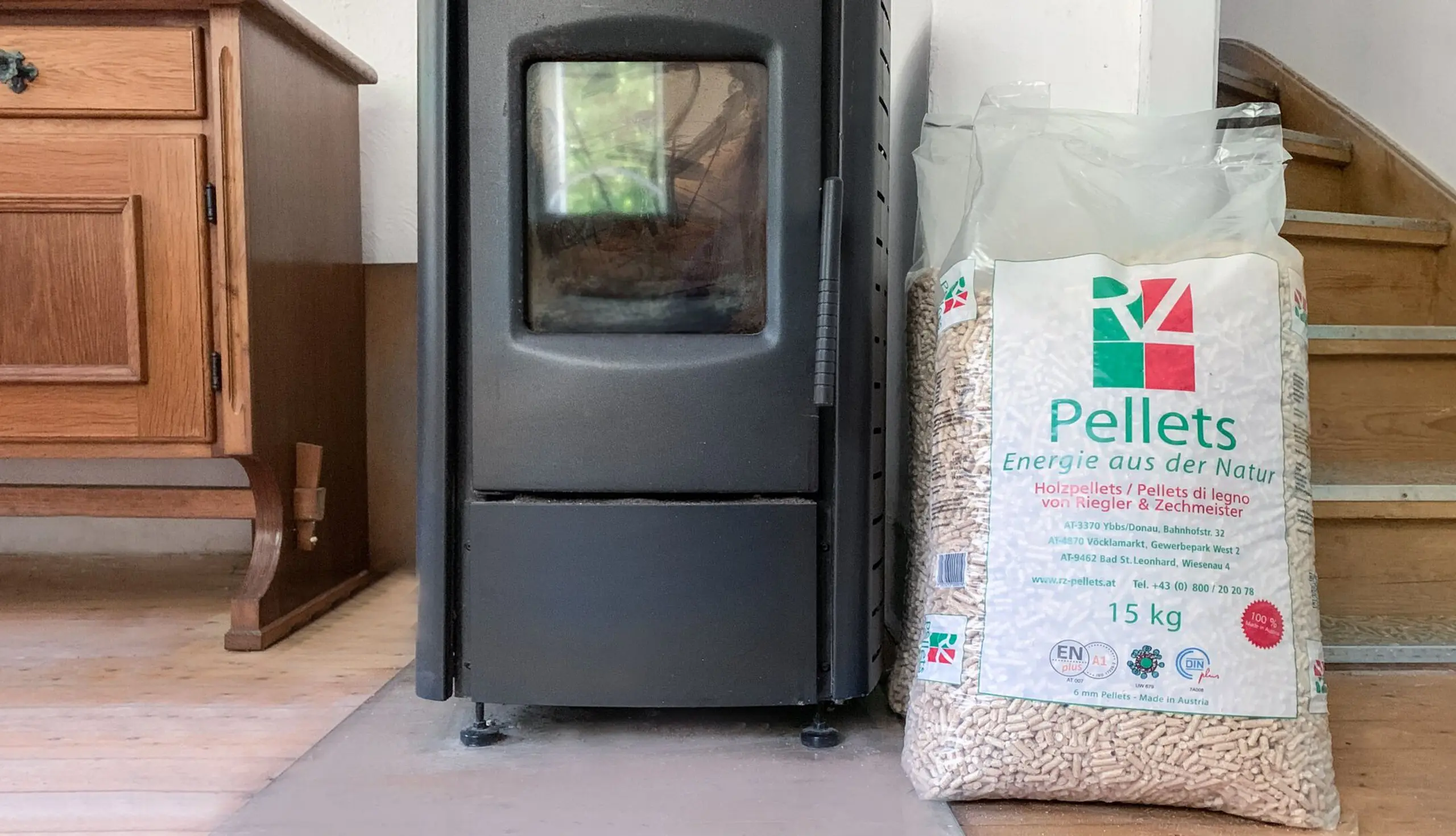 Pelletofen-Pellets