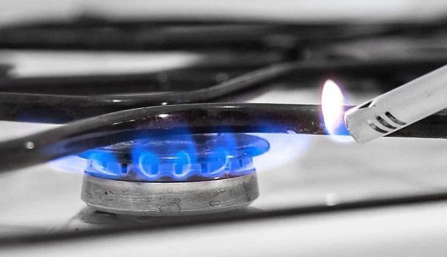 Gas-Herd, Gasheizung