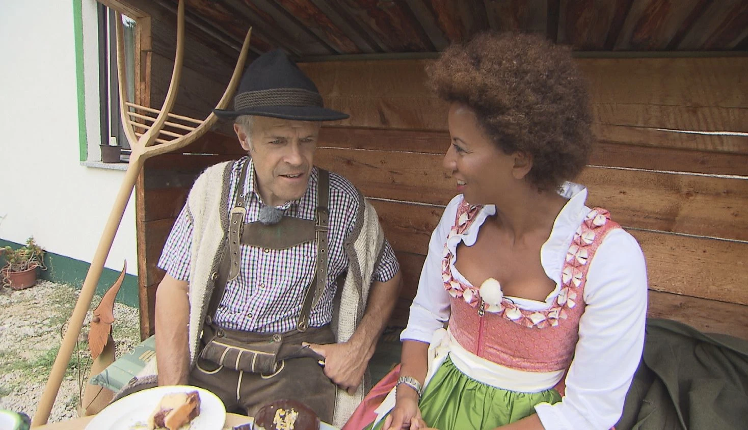 Bauer sucht Frau - Arabella mit "Waldgeist" Fritz