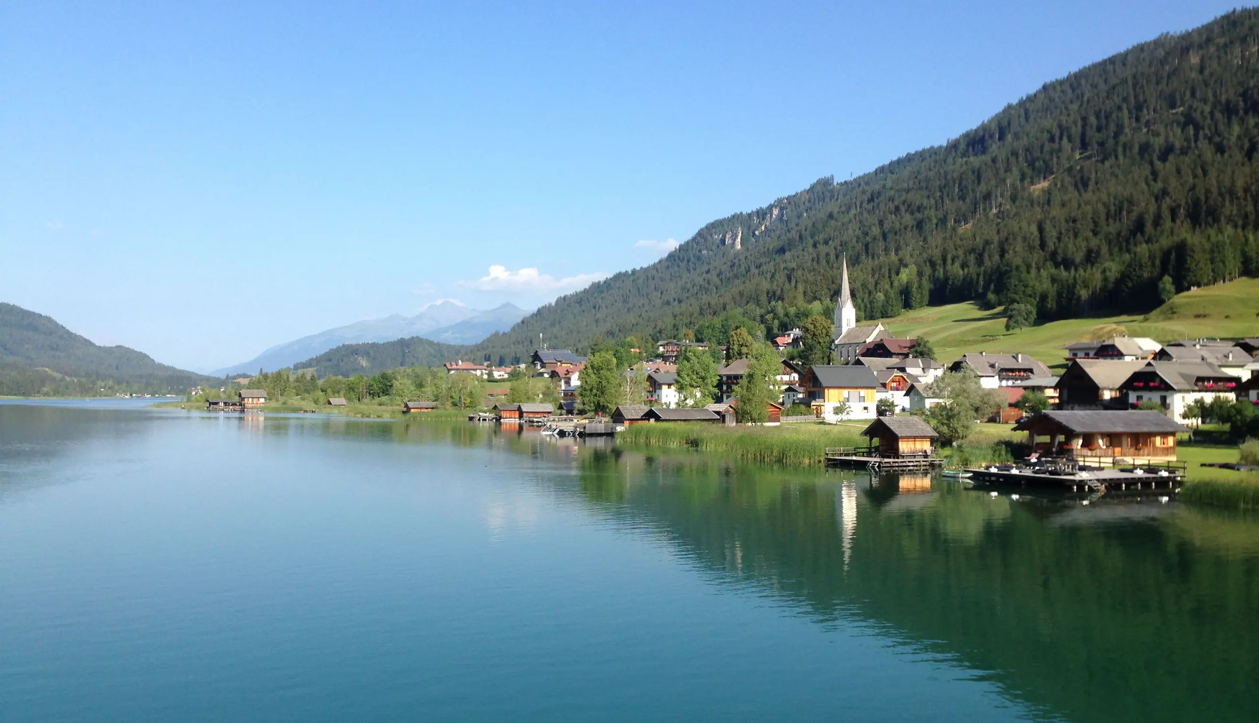 Ausflugsziele in Kärnten: Der Weißensee