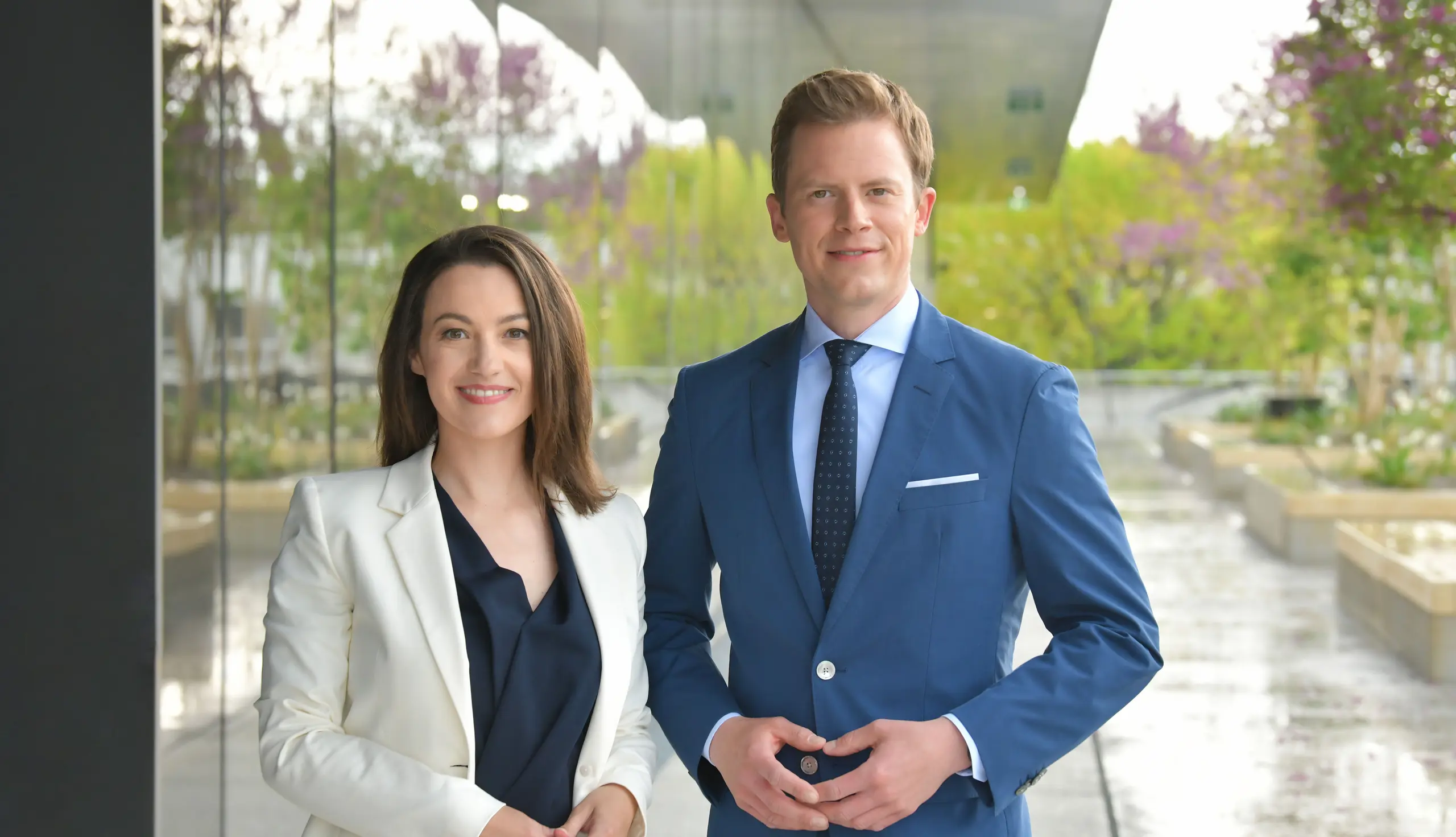 Julia Schmuck und Tobias Pötzelsberger