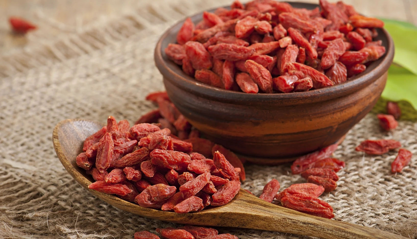 Goji-Beeren in einer Schüssel
