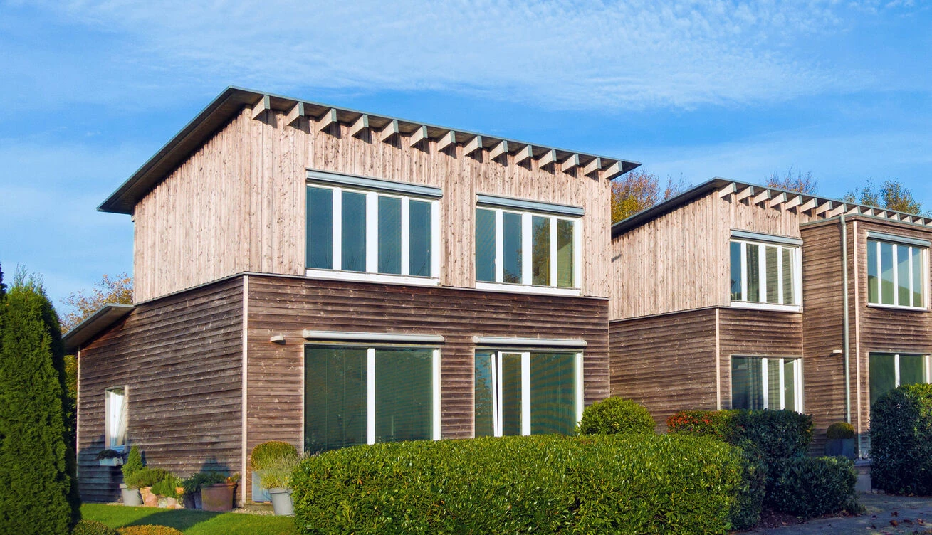 Ein Passivhaus aus Holz
