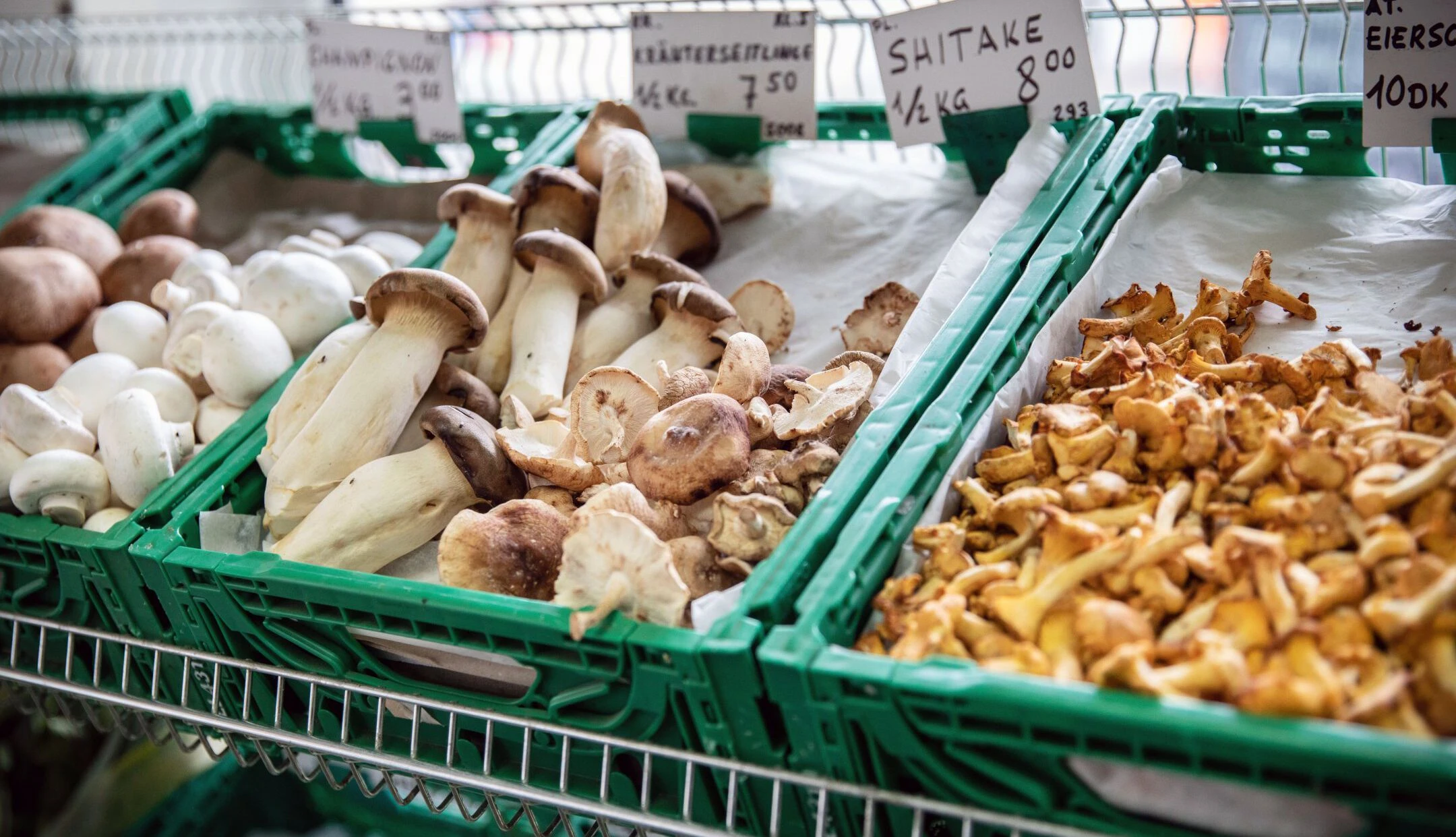 Pilze am Markt
