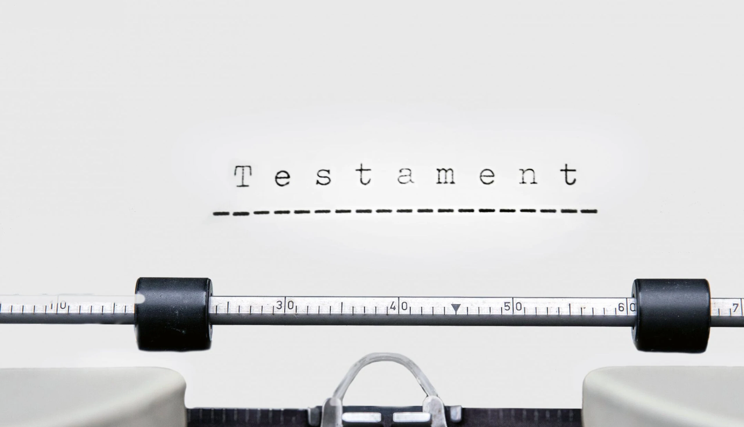 Auch das Testament ist Teil der Arbeit eines Bestatters