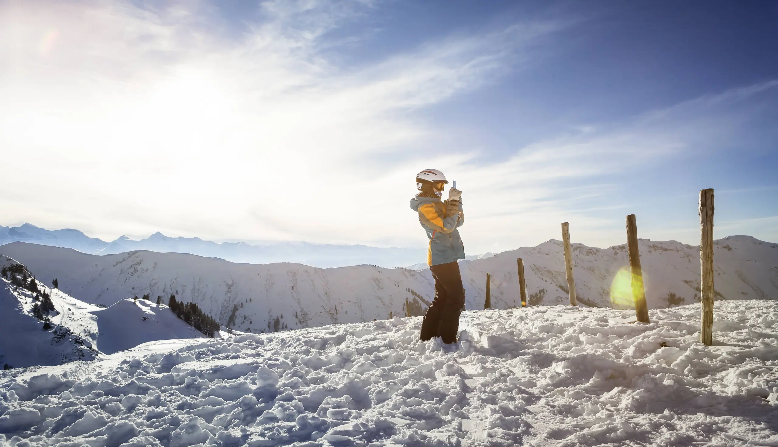 Der Hochkönig bietet einen hervorragenden Ausblick auf die Ski Amadé