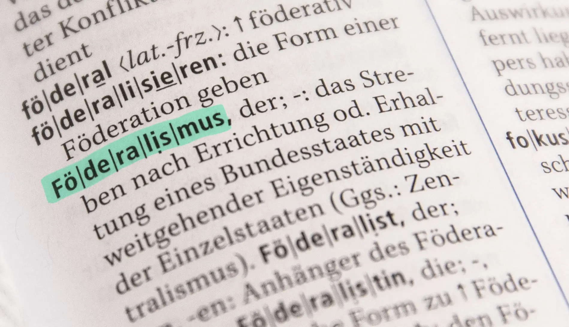 Föderalismus