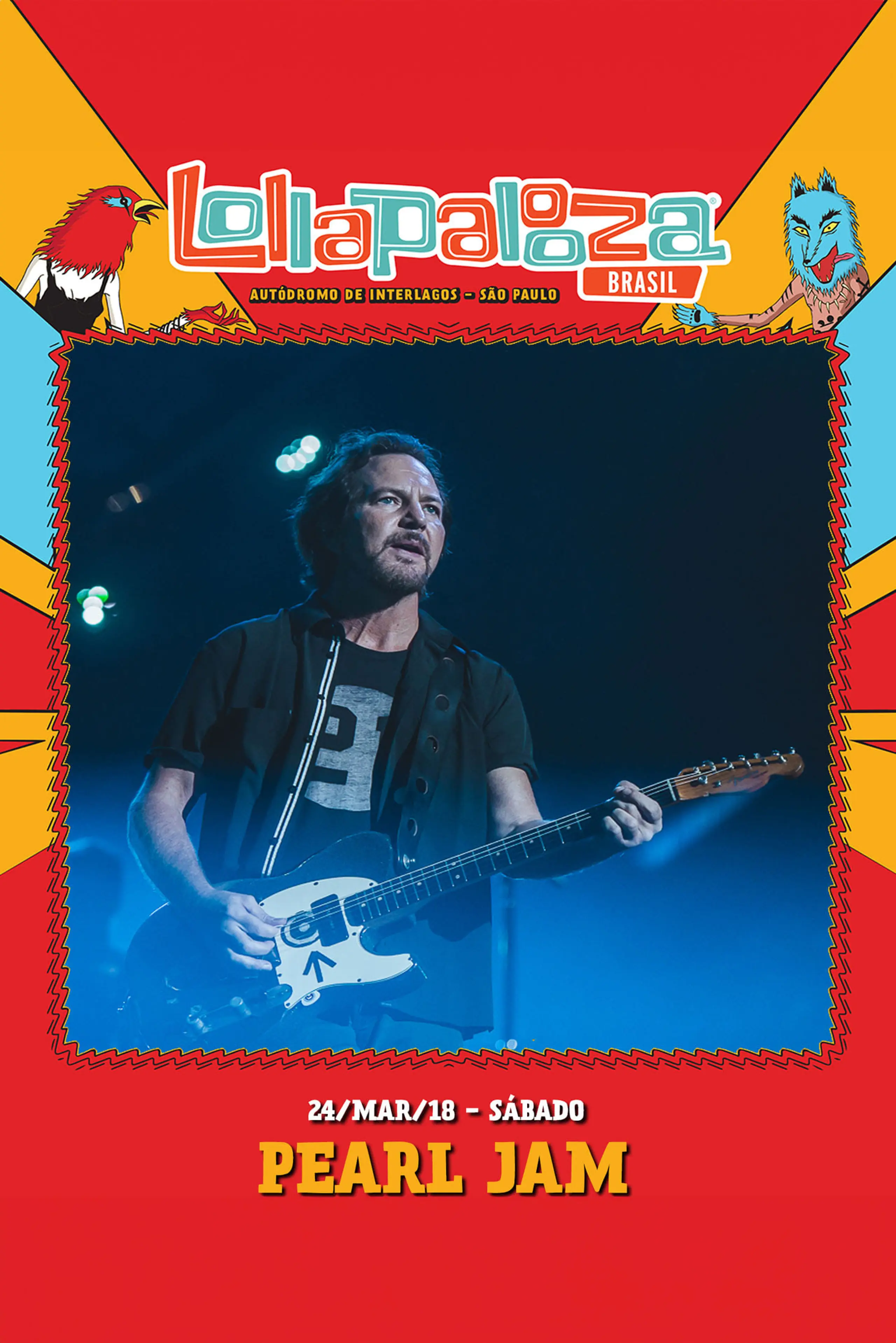 Pearl Jam en Lollapalooza Brazil