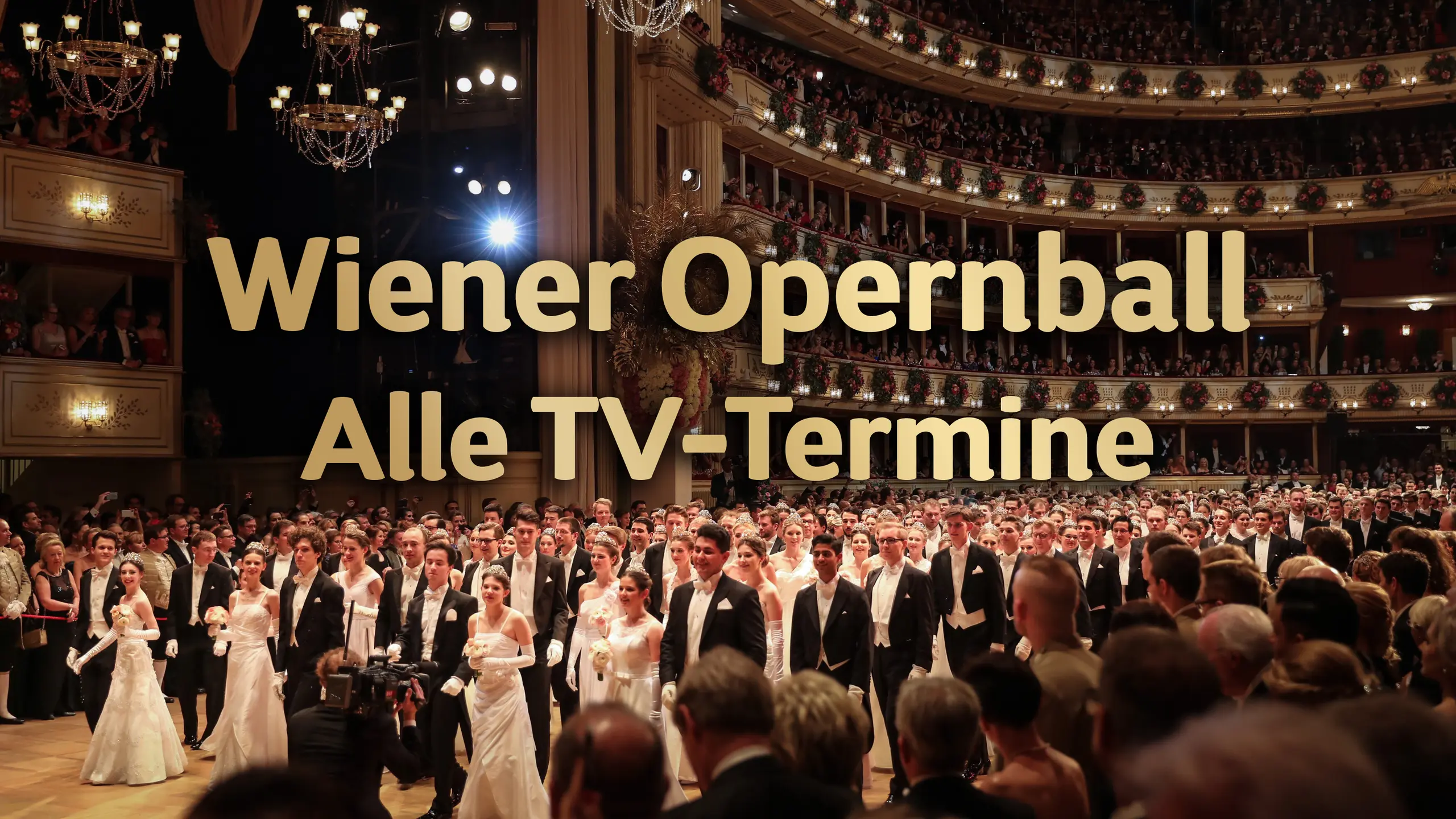 TV-MEDIA hat den TV-Fahrplan zum Opernball 2024 mit allen Übertragungen und Sendungen