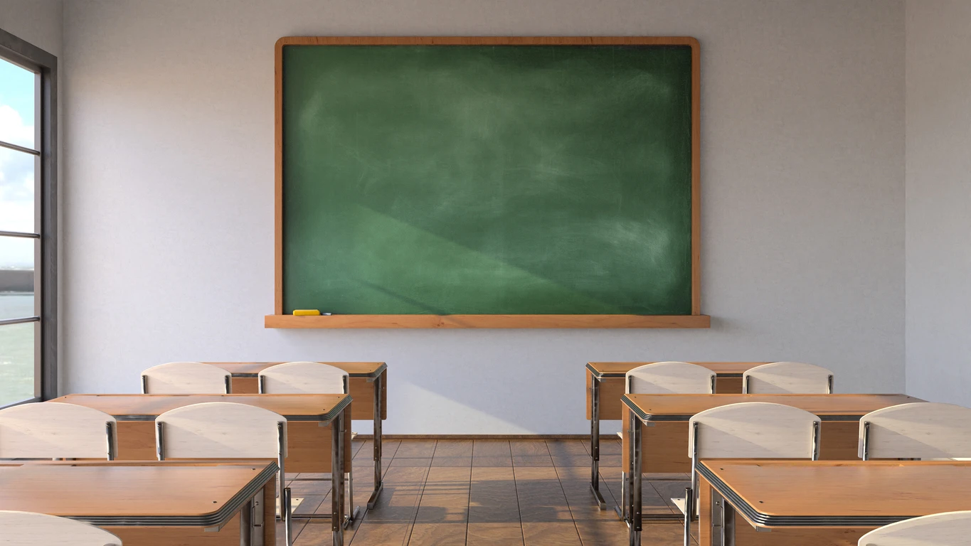leeres klassenzimmer