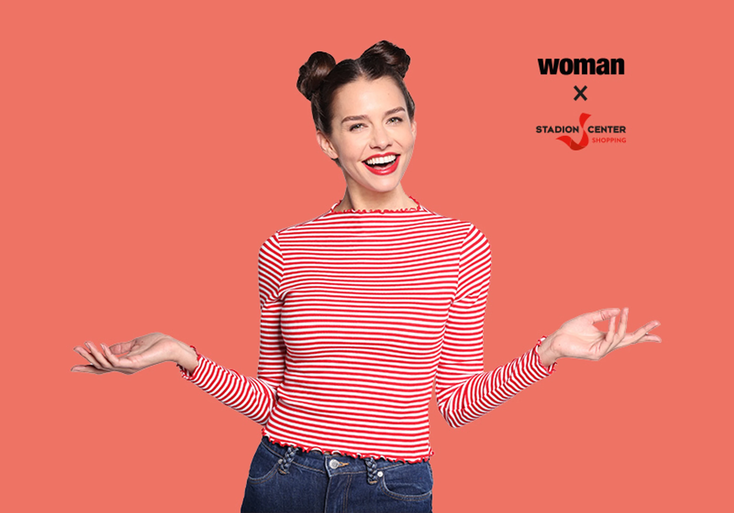 Gewinne eine prall-gefüllte WOMAN Goodie Bag + 50€ Stadion Center Shopping-Gutschein