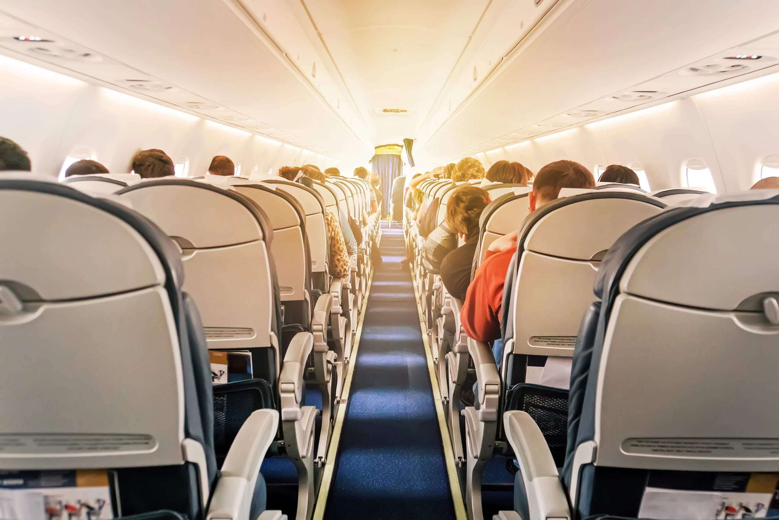 Sitzplätze im Flugzeug