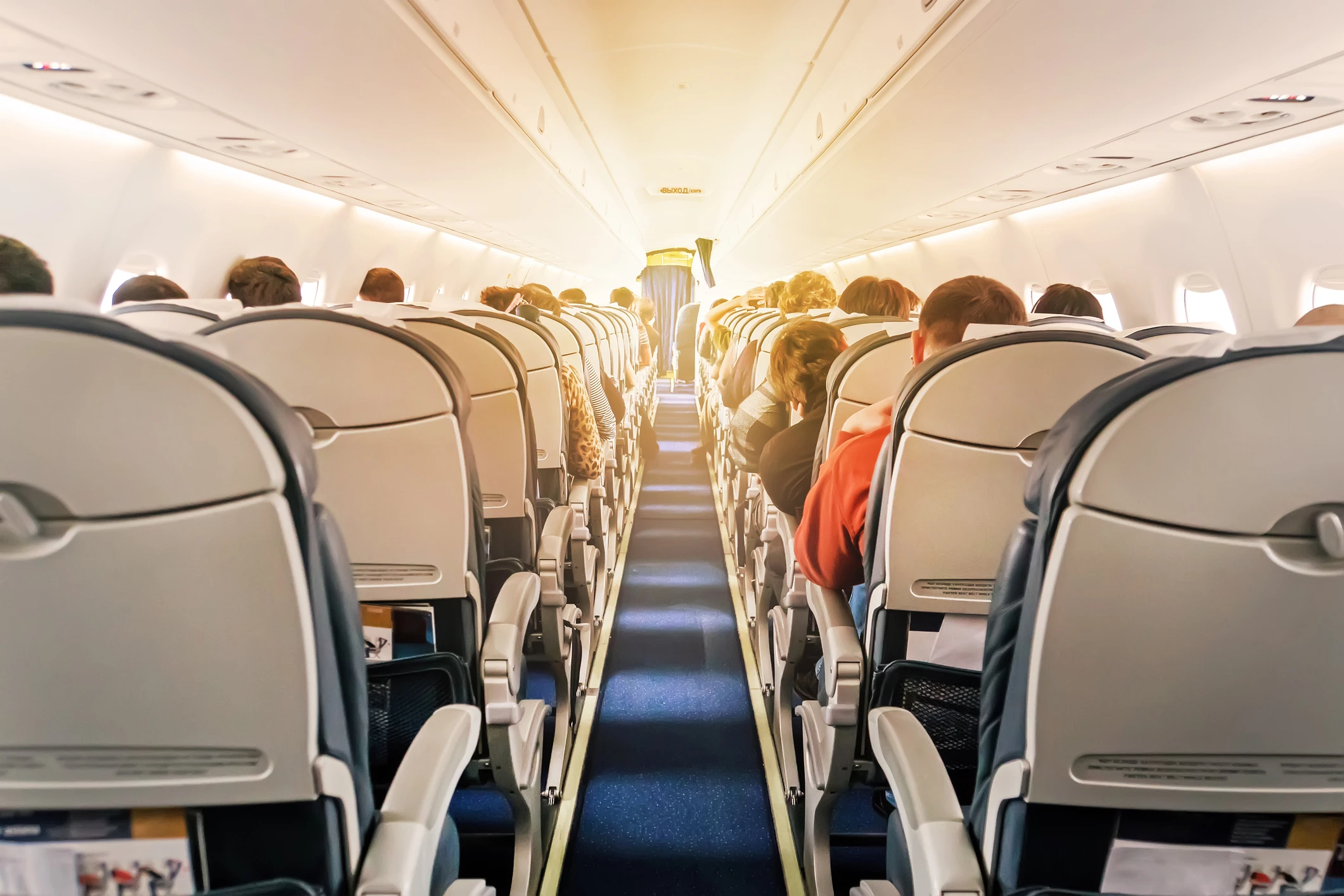 Sitzplätze im Flugzeug
