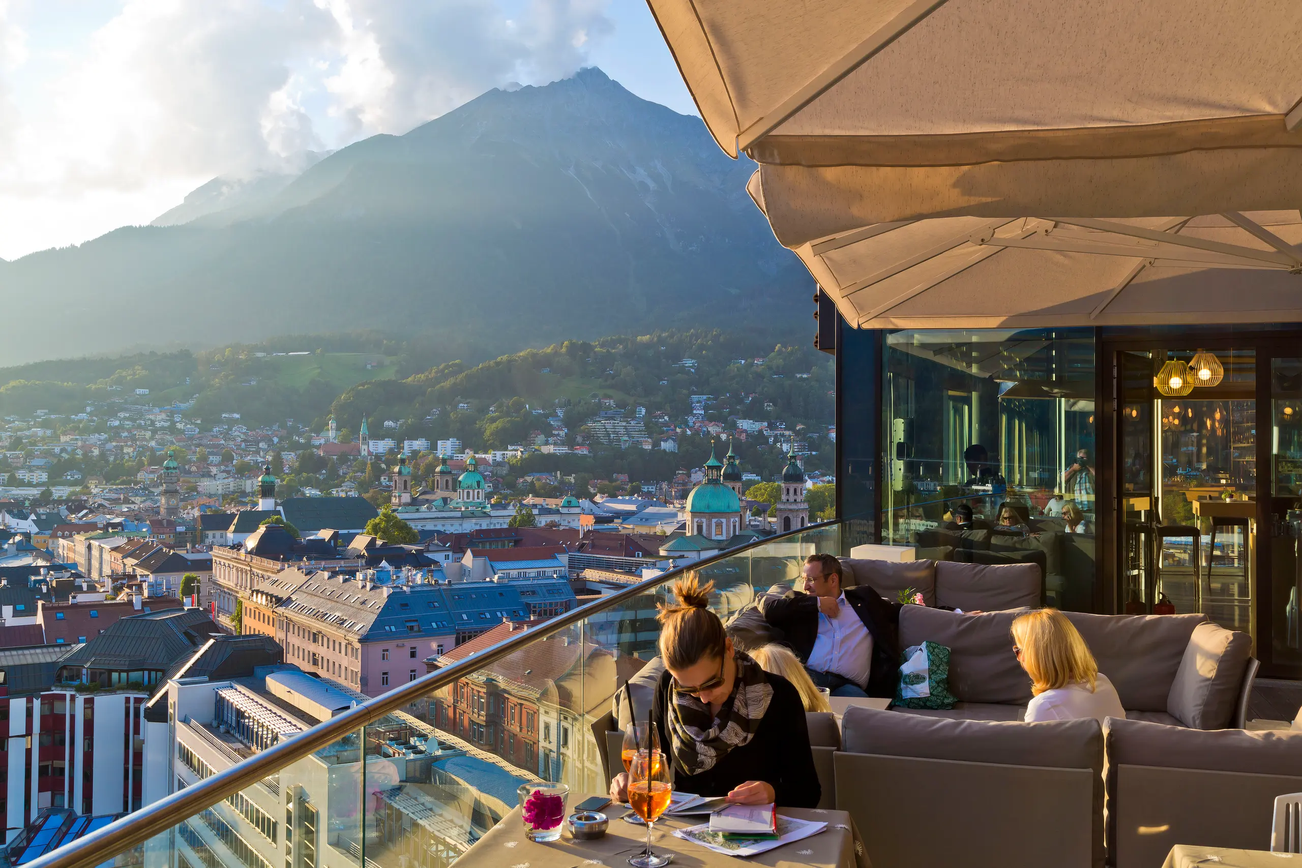 Rooftop Bar des Hotels Adlers