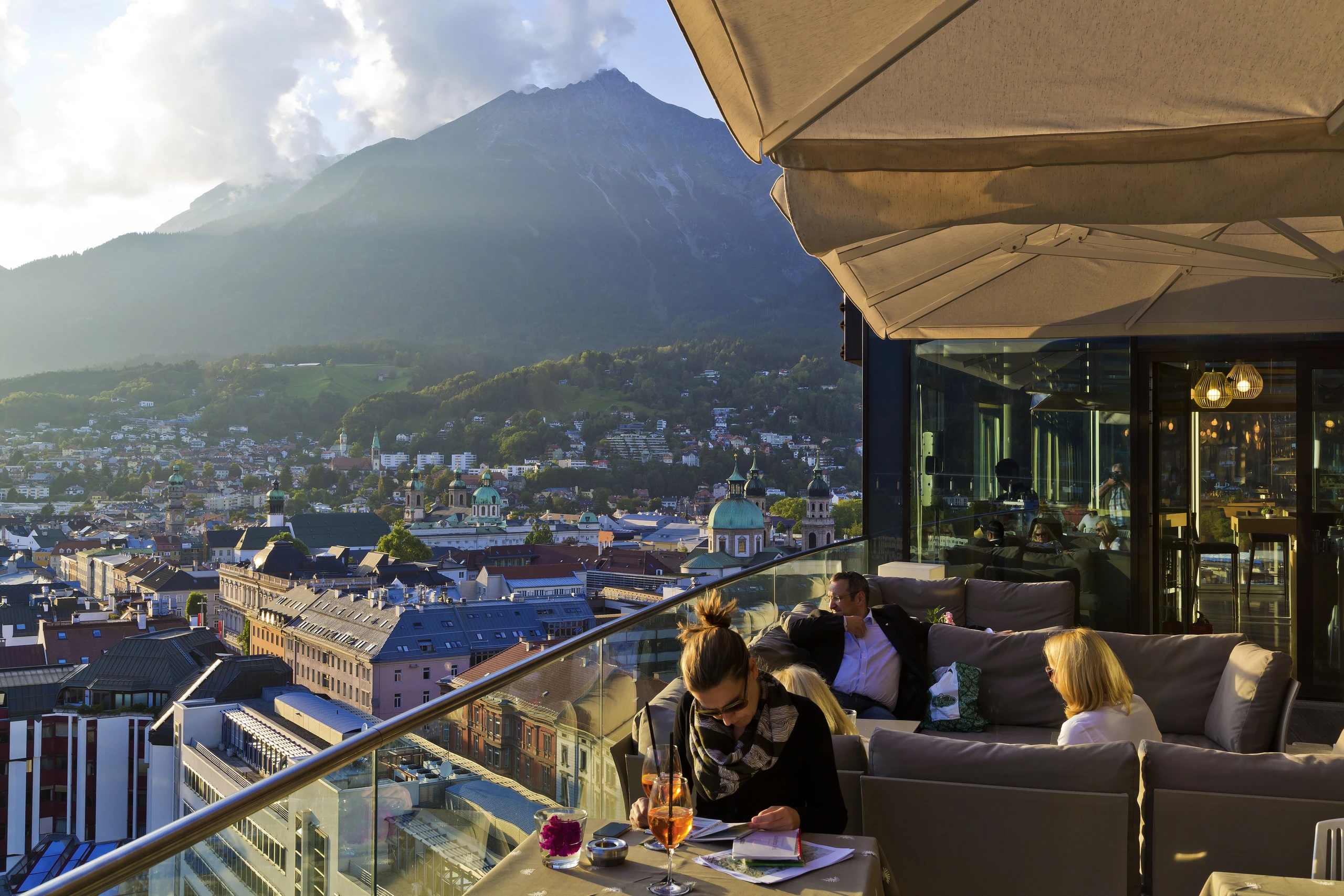 Rooftop Bar des Hotels Adlers